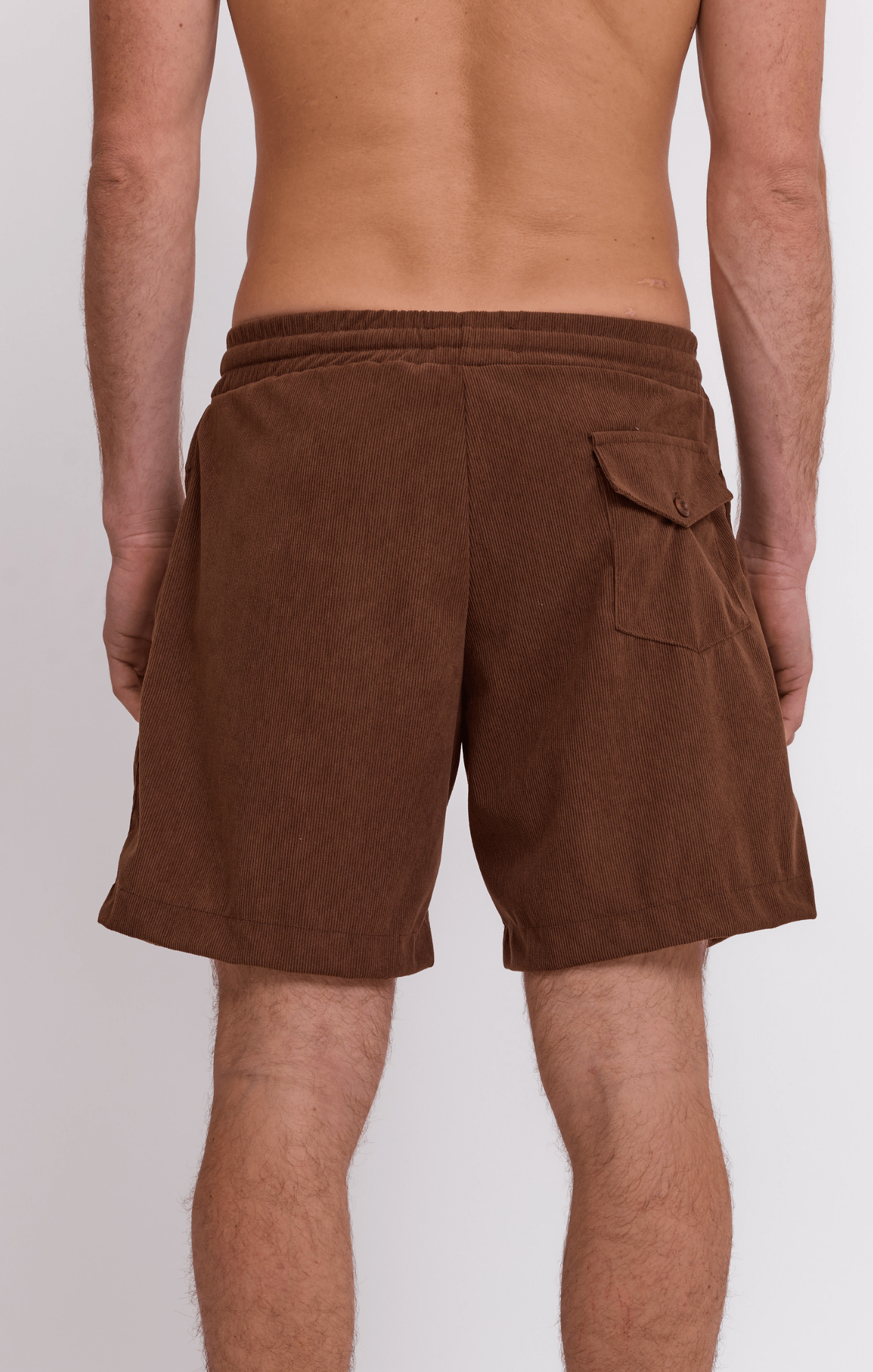 Brown - Corduroy Shorts - GONSURFING