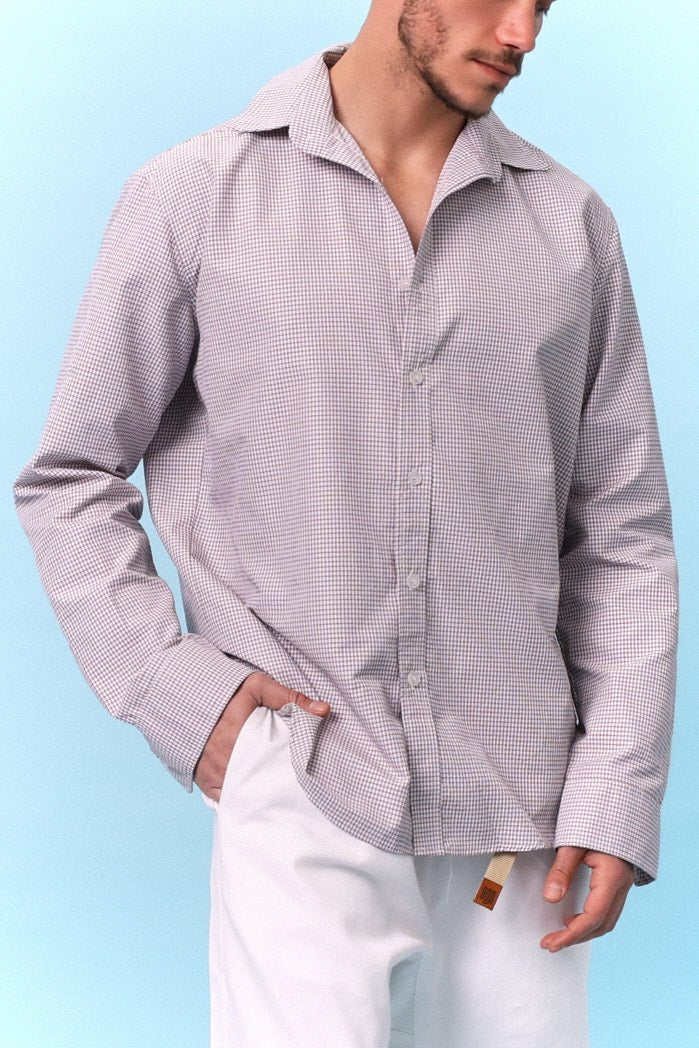 Button Down Shirt – Grid - GON