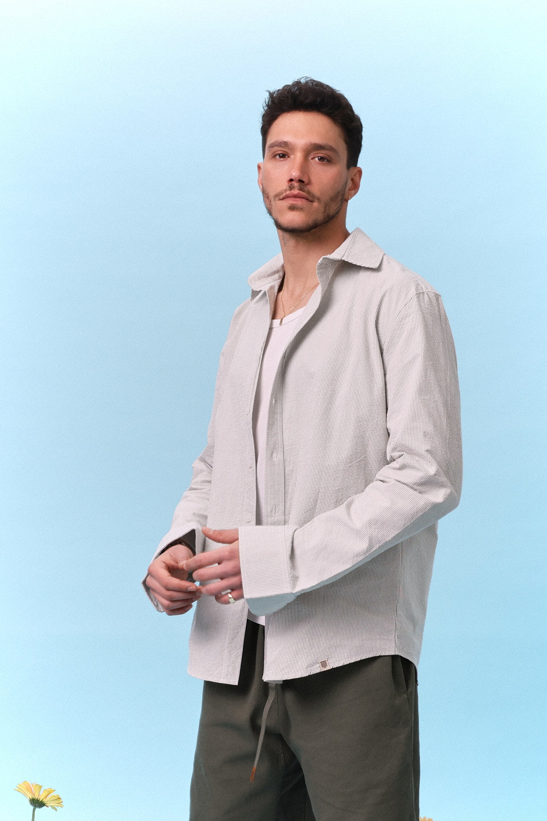 Button Down Shirt – Mint Stripe - GON