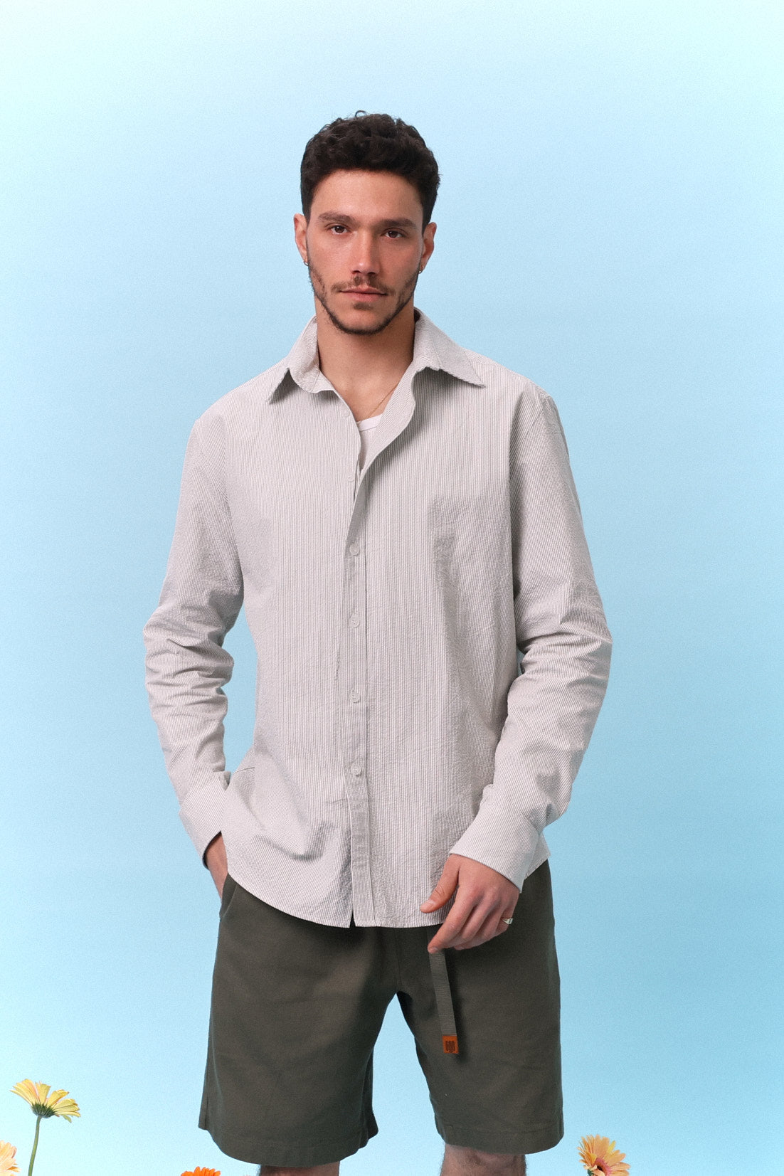 Button Down Shirt – Mint Stripe - GON