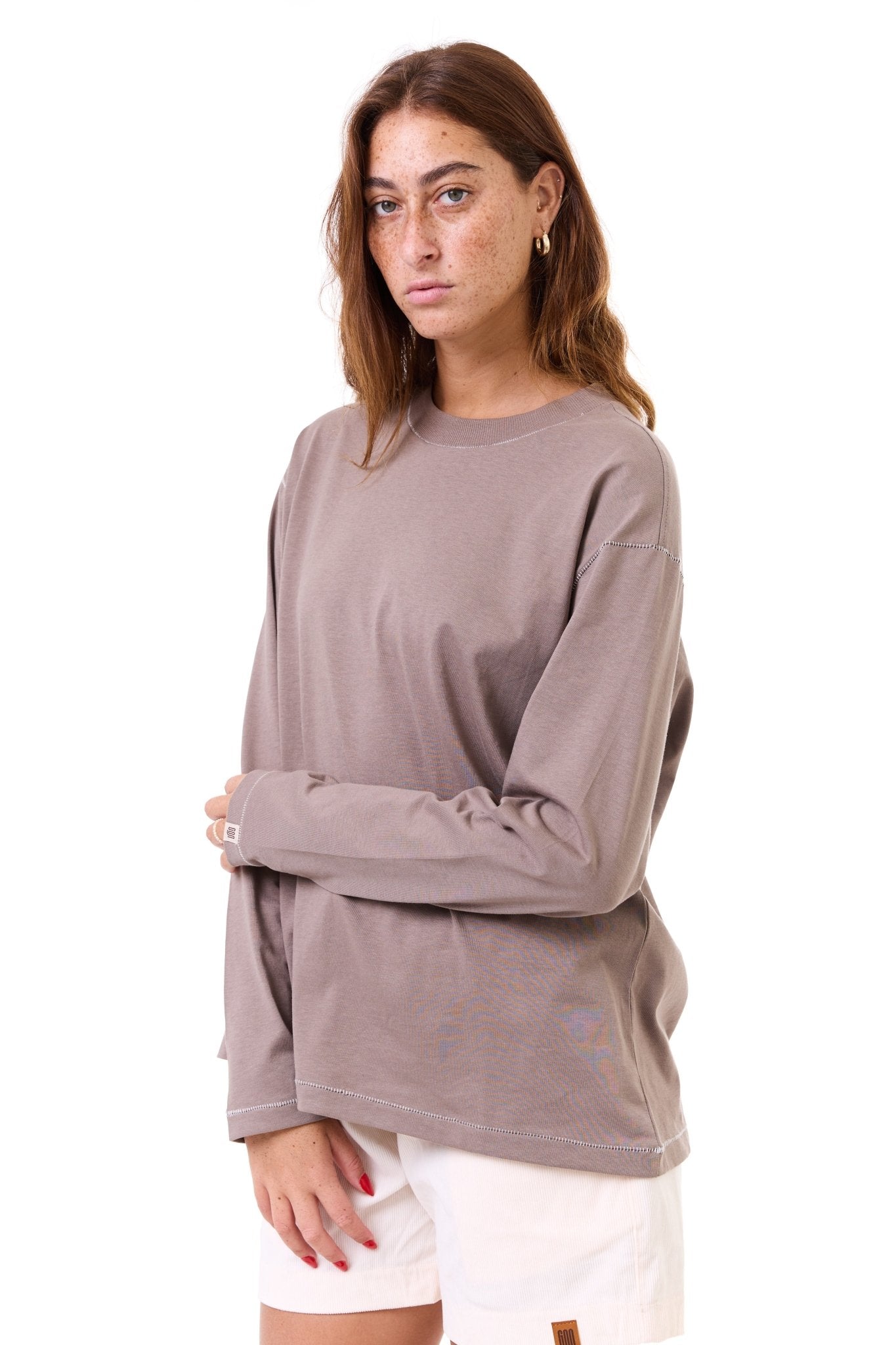 Camel - stitches long sleeves - GONSURFING