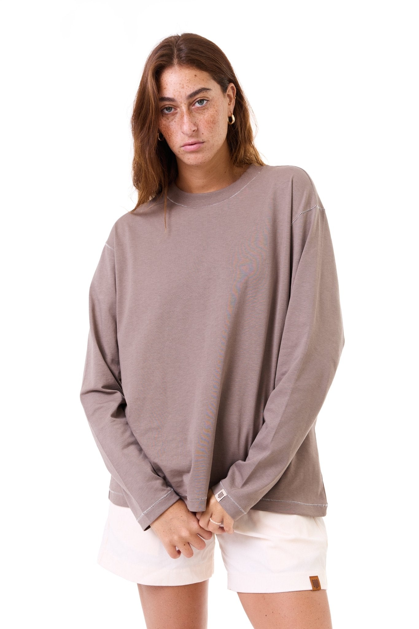 Camel - stitches long sleeves - GONSURFING