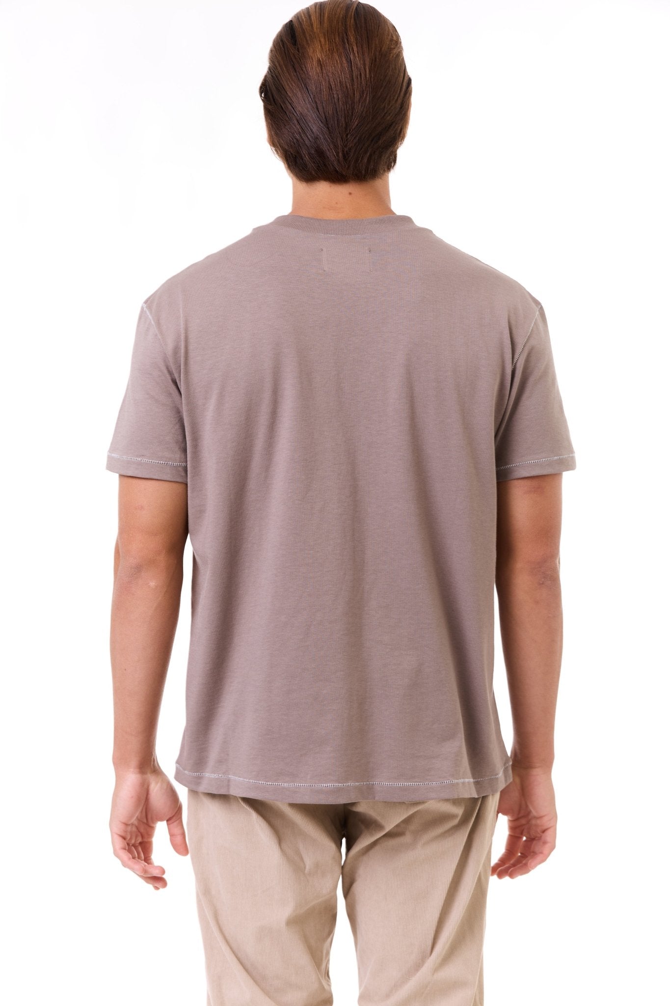 Camel - stitches t-shirt - GONSURFING