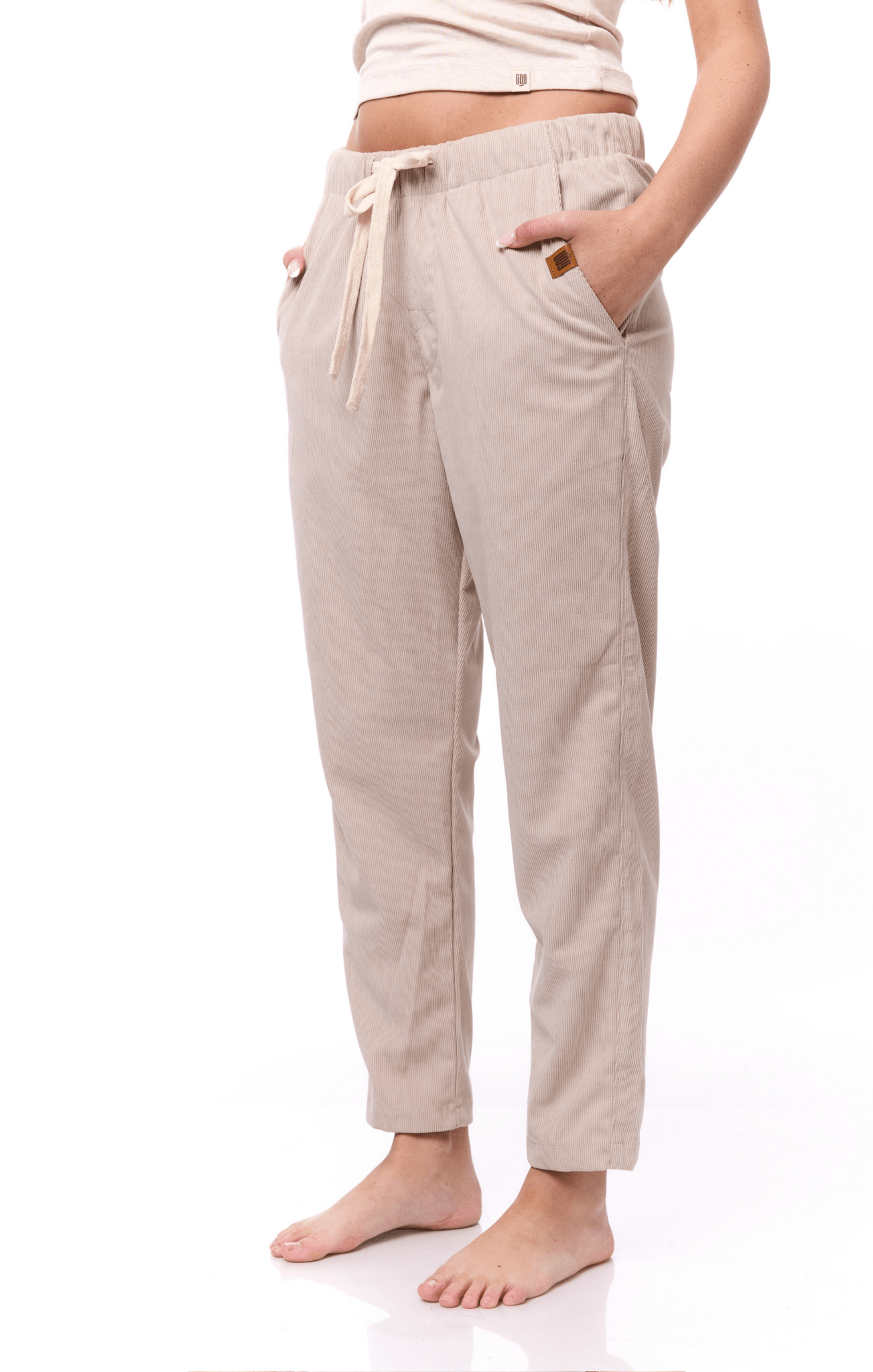 Cream - Corduroy Long Pants - GONSURFING