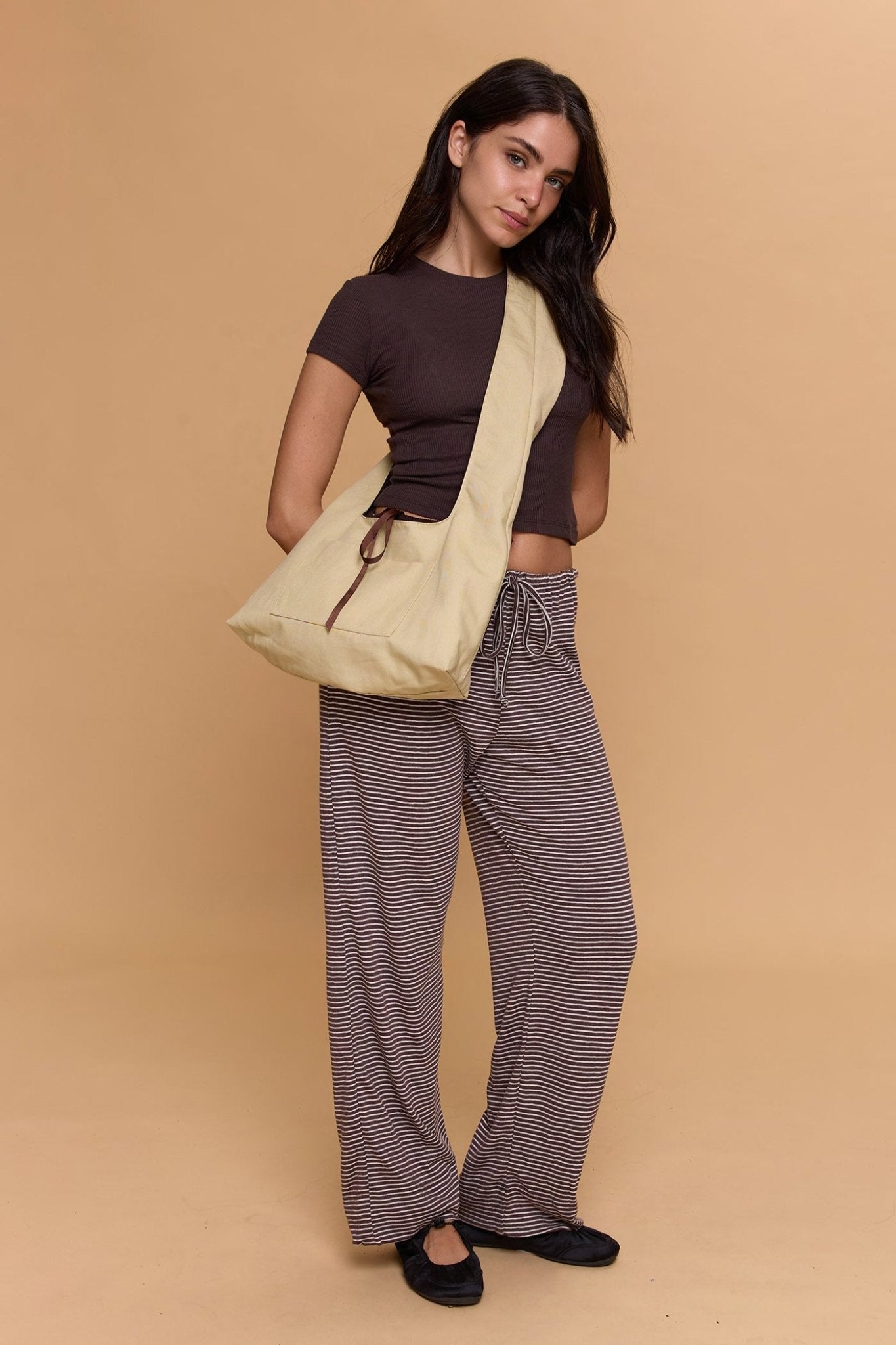 Crossbody bag - Butter / brown - GONSURFING