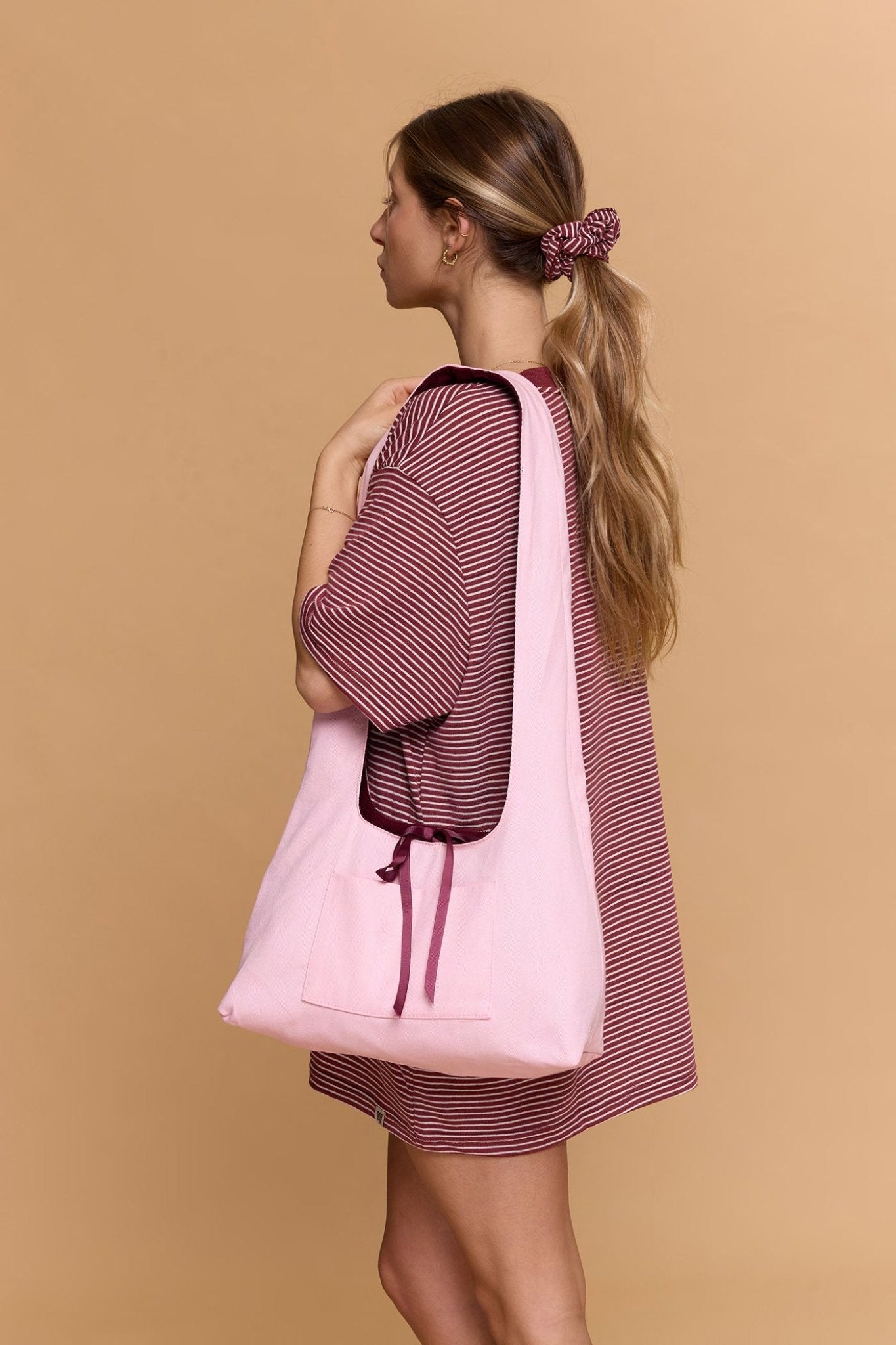 Crossbody bag - Pink / burgundy - GONSURFING