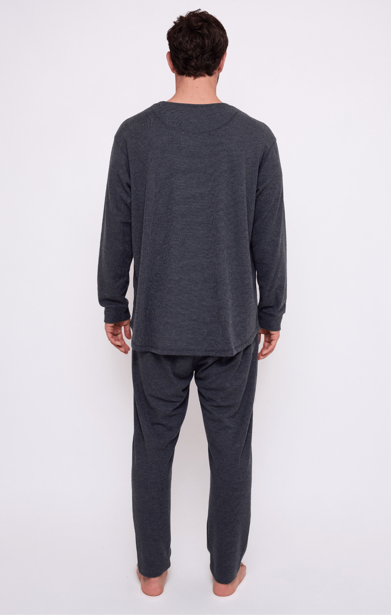 Dark Gray - Waffle Unisex Long Pants - GONSURFING