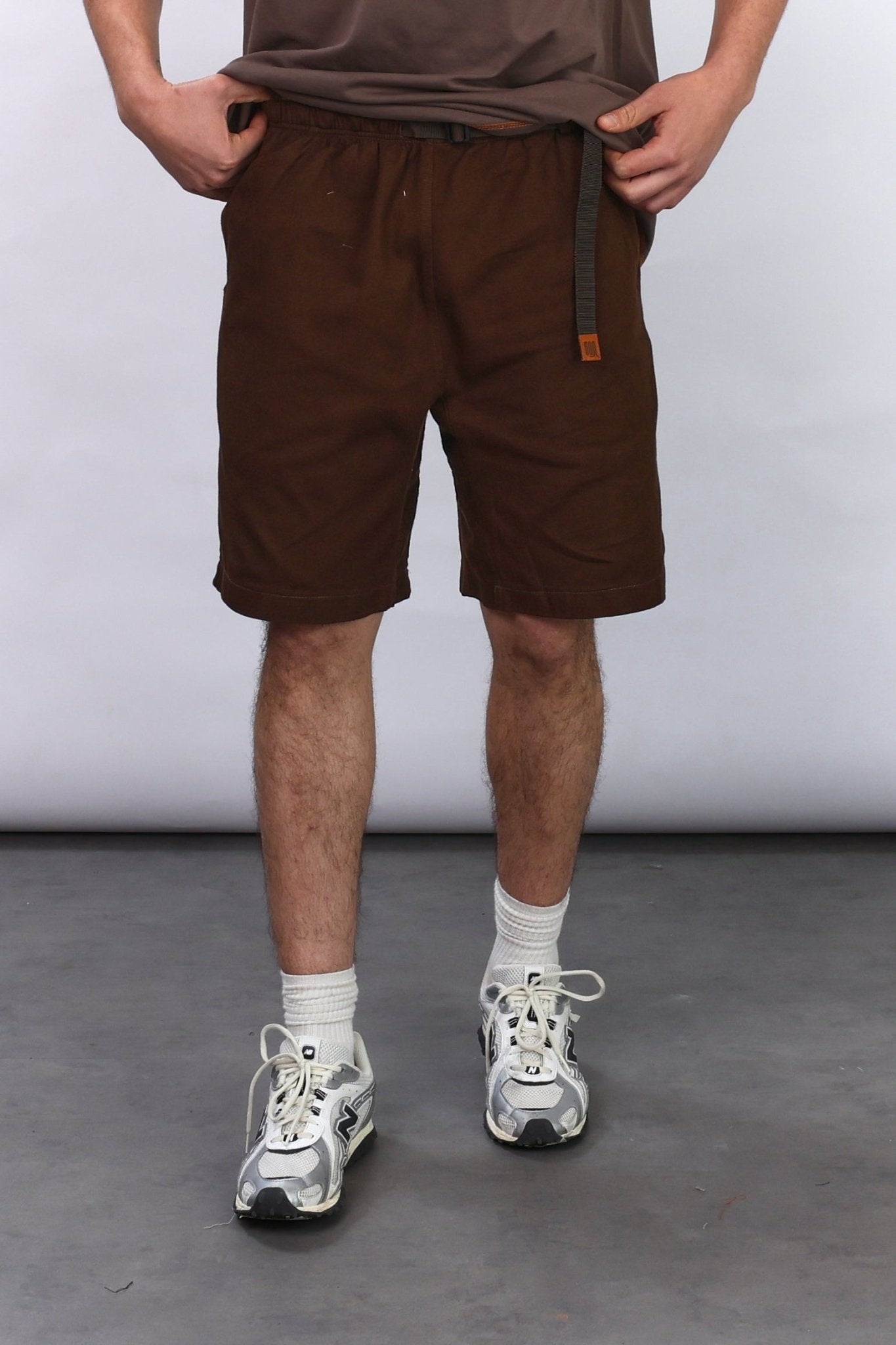Drill Bermuda Shorts - Brown - GON