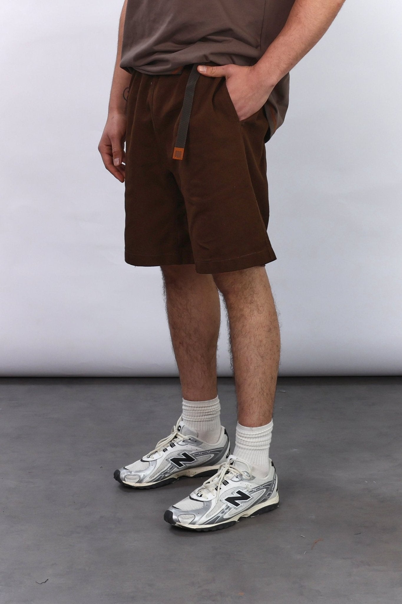 Drill Bermuda Shorts - Brown - GON