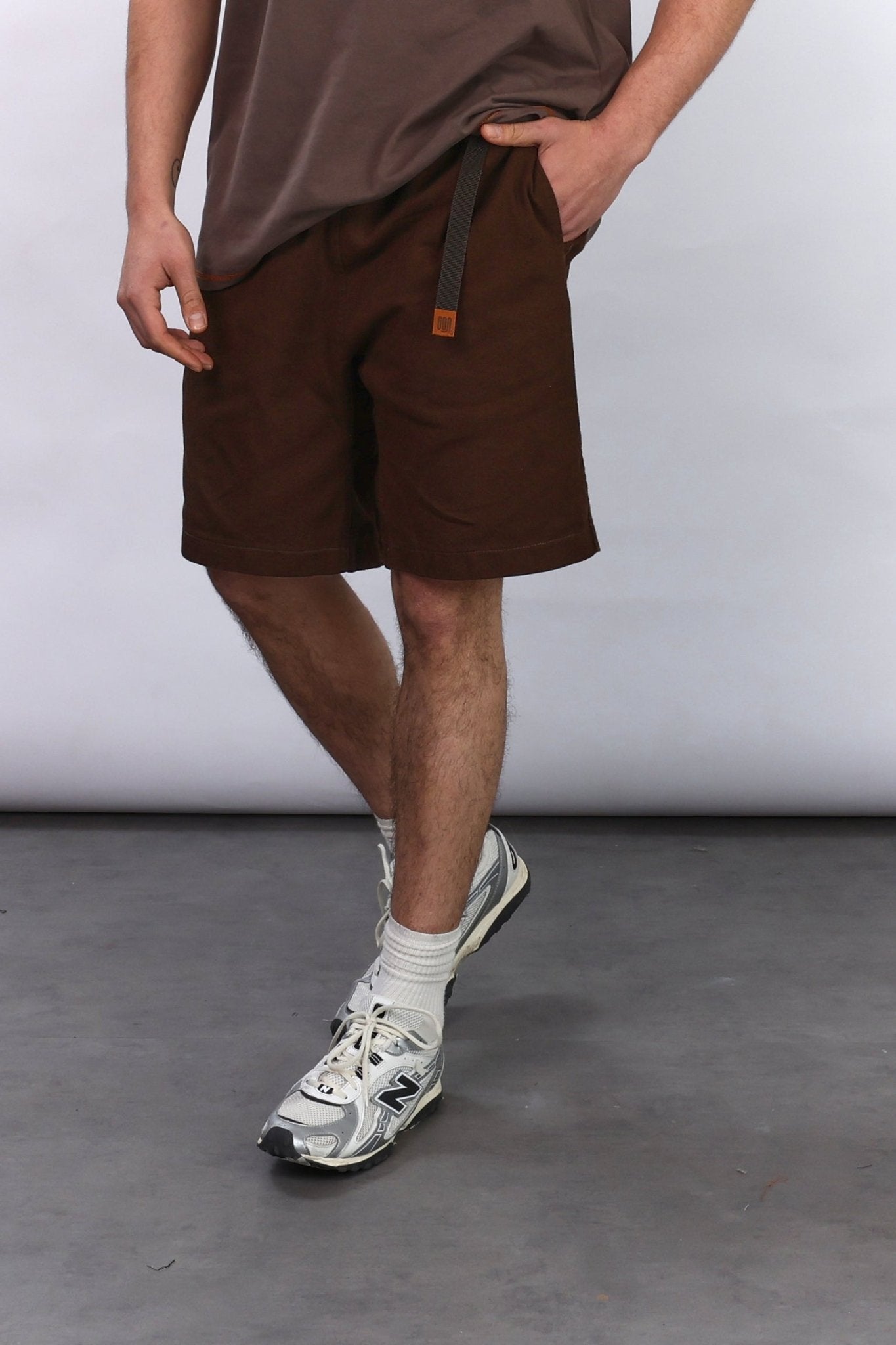 Drill Bermuda Shorts - Brown - GON