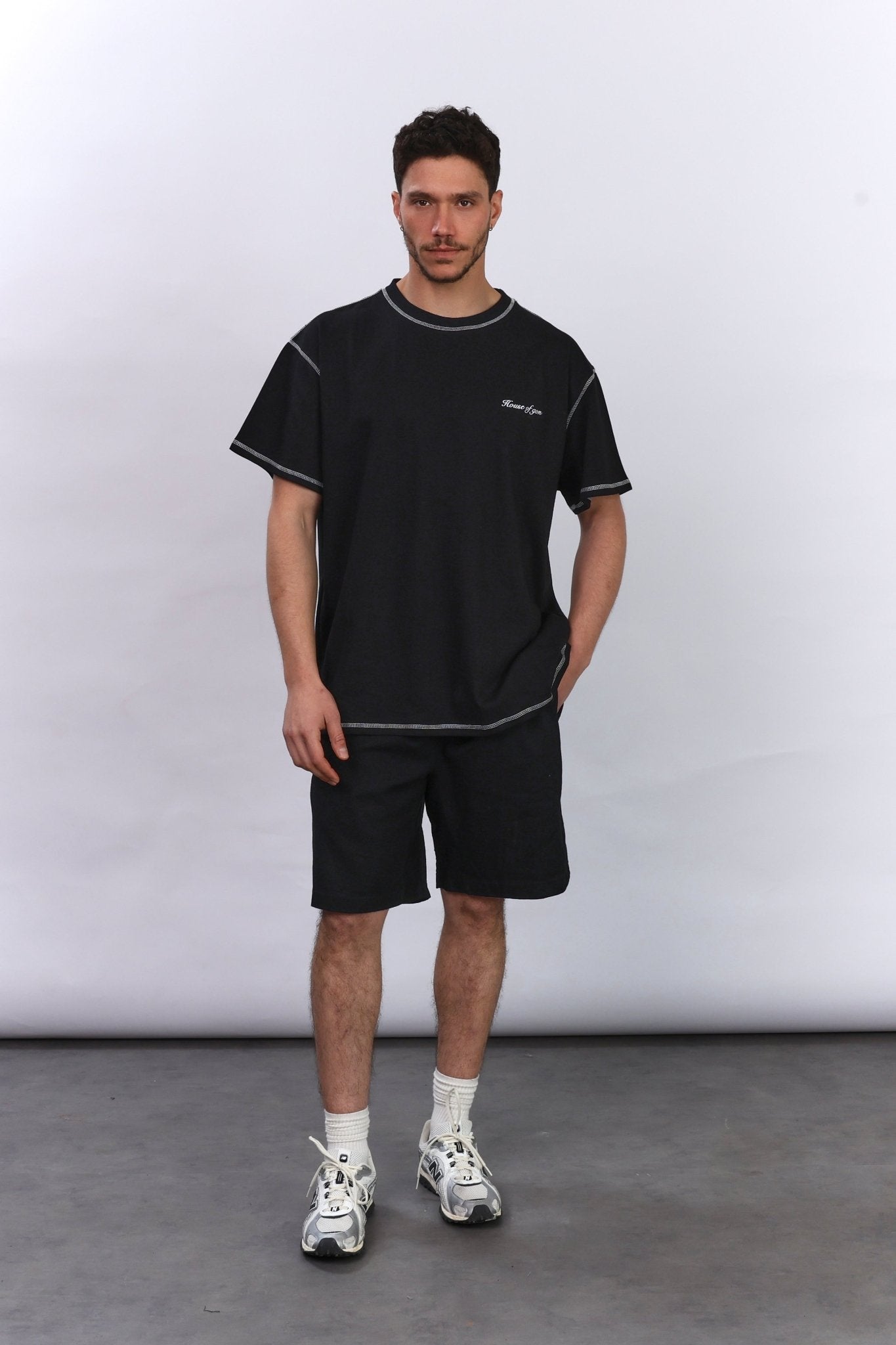 Flatlock Tee – Black - GON