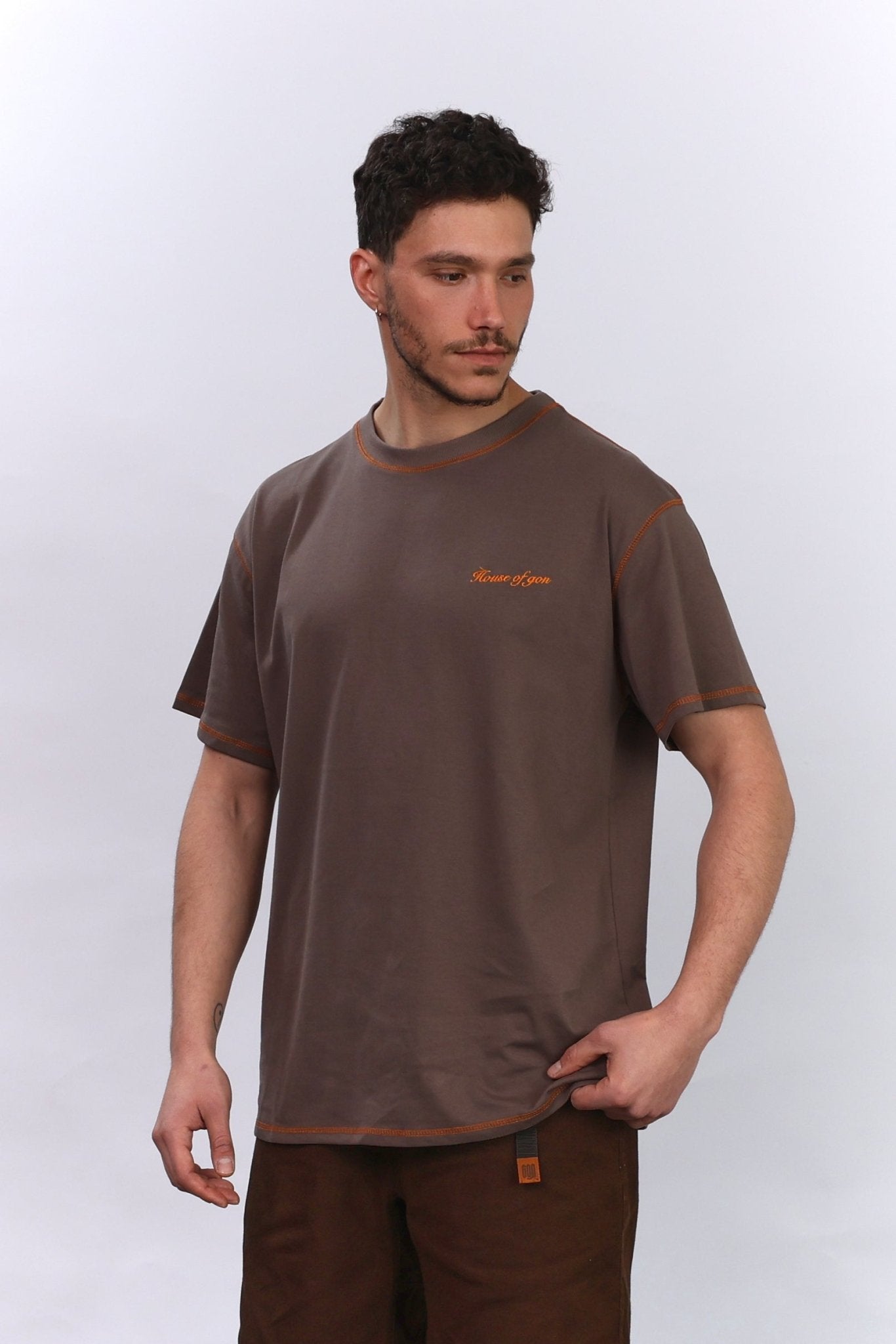 Flatlock Tee – Moka - GON