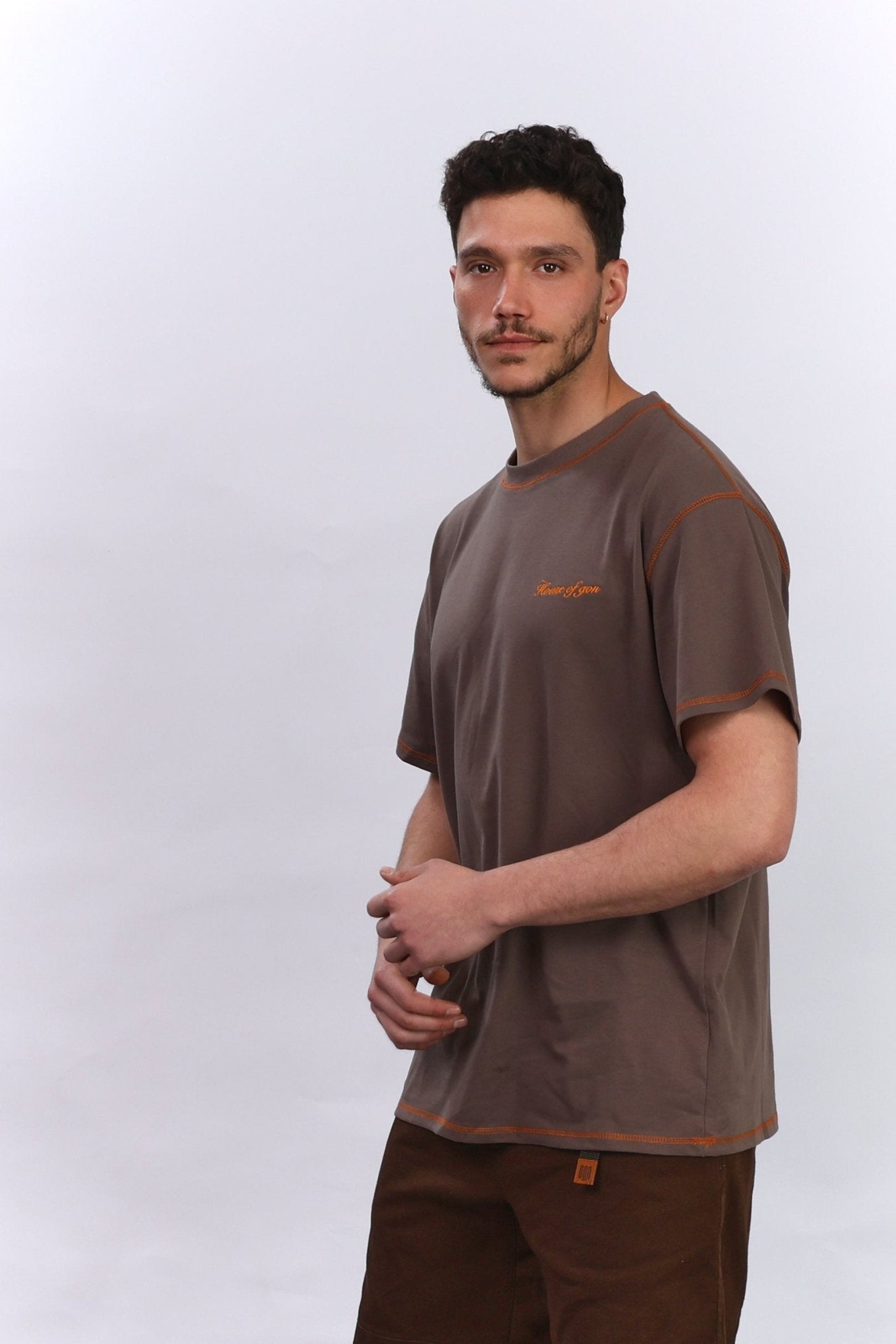 Flatlock Tee – Moka - GON