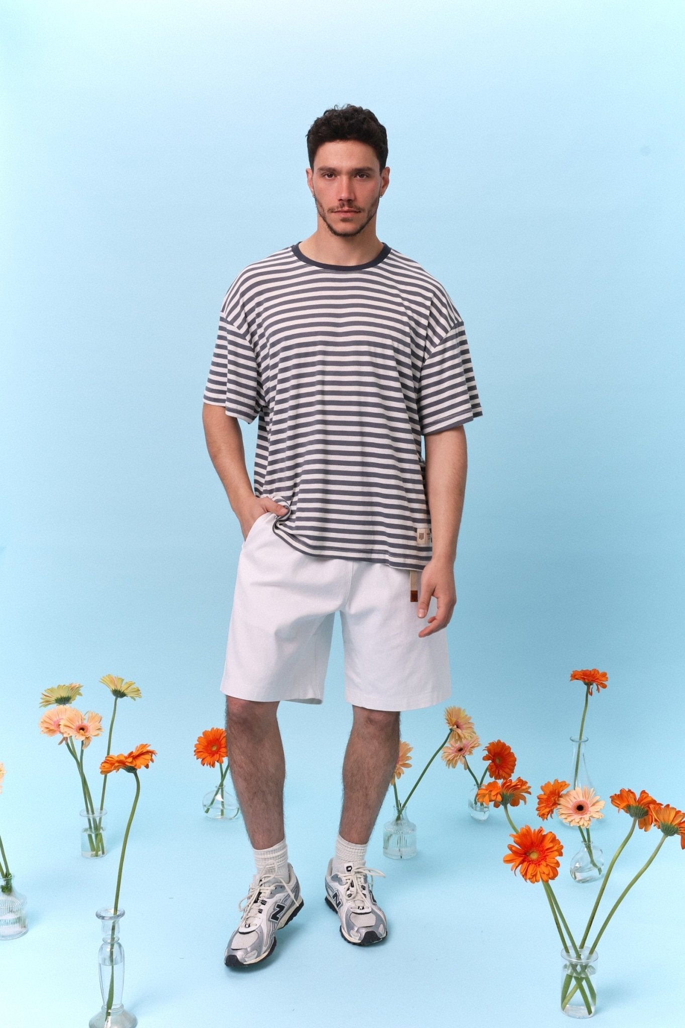 Gray Stripes - Oversize T-Shirt - GON