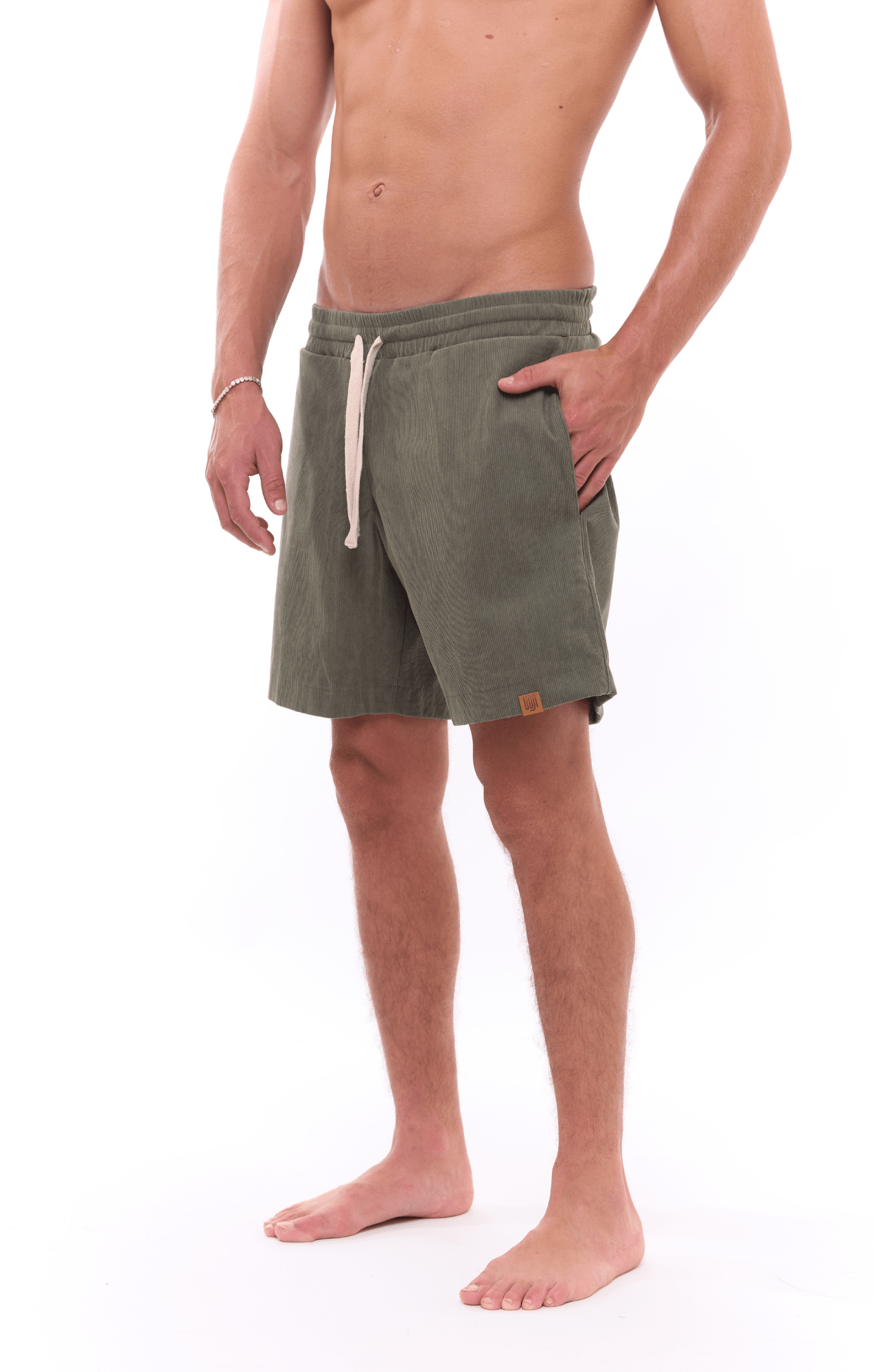 Green - Corduroy Shorts - GONSURFING
