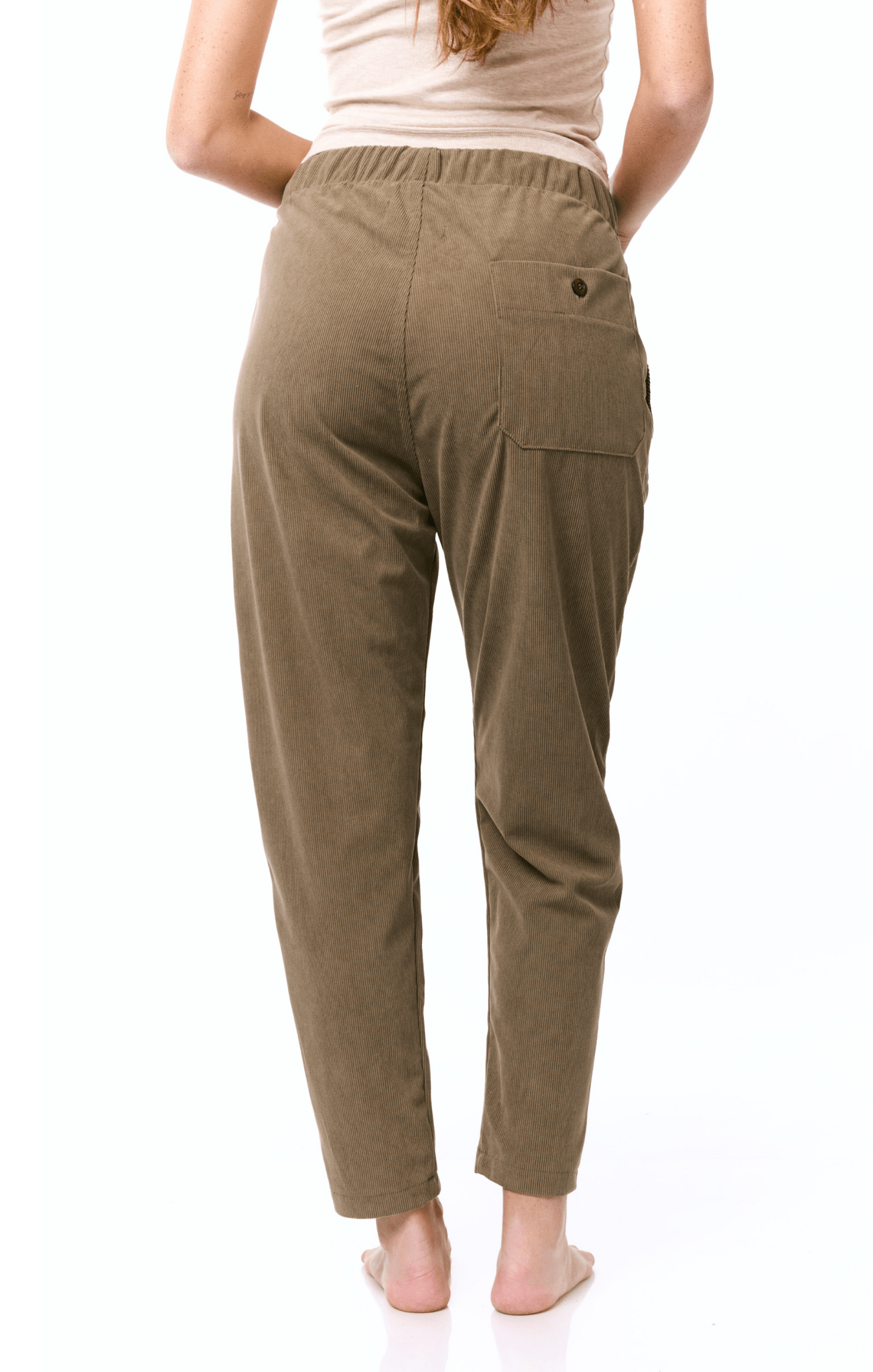 Khaki - Corduroy Long Pants - GONSURFING