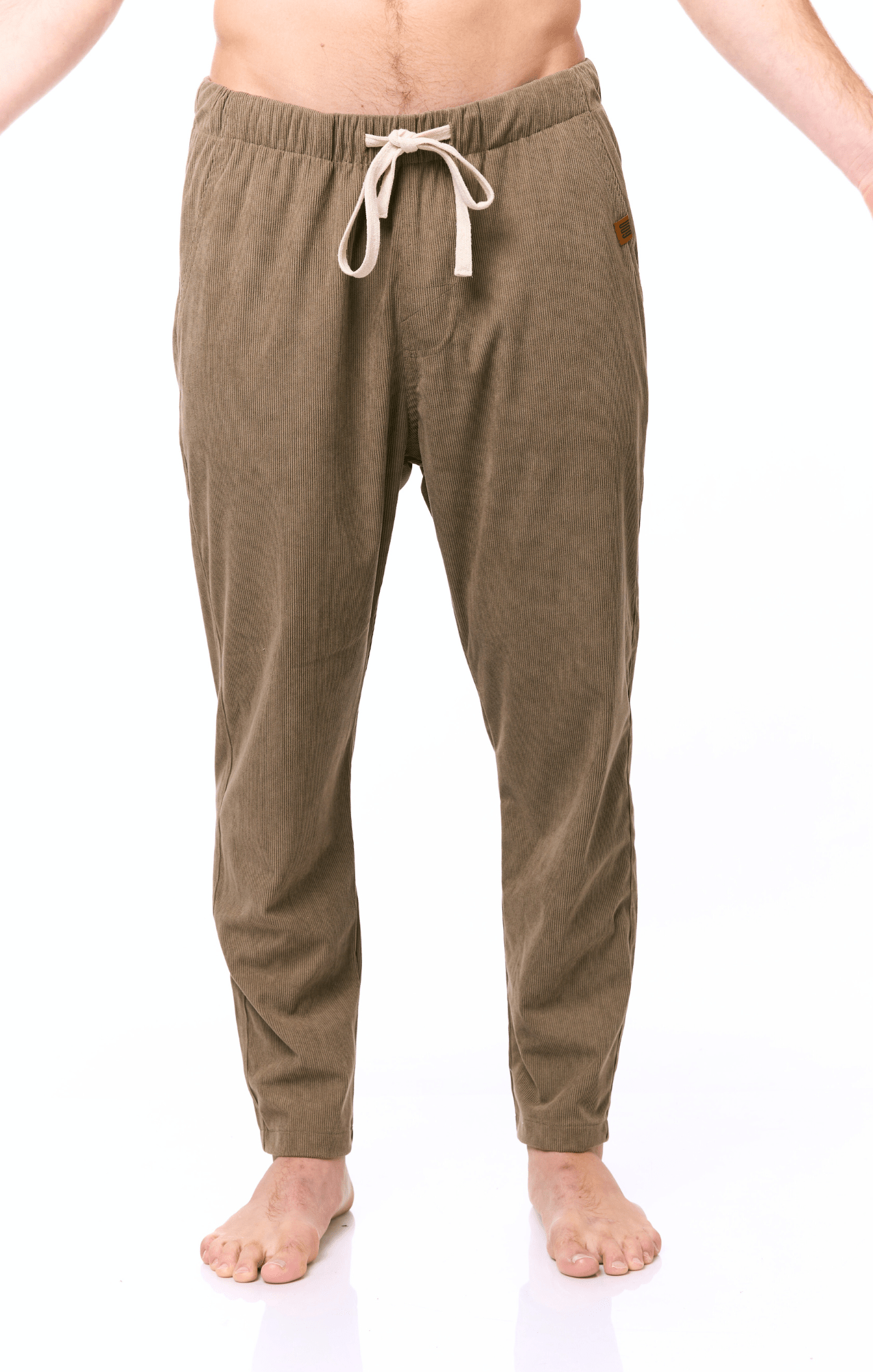 Khaki - Corduroy Long Pants - GONSURFING