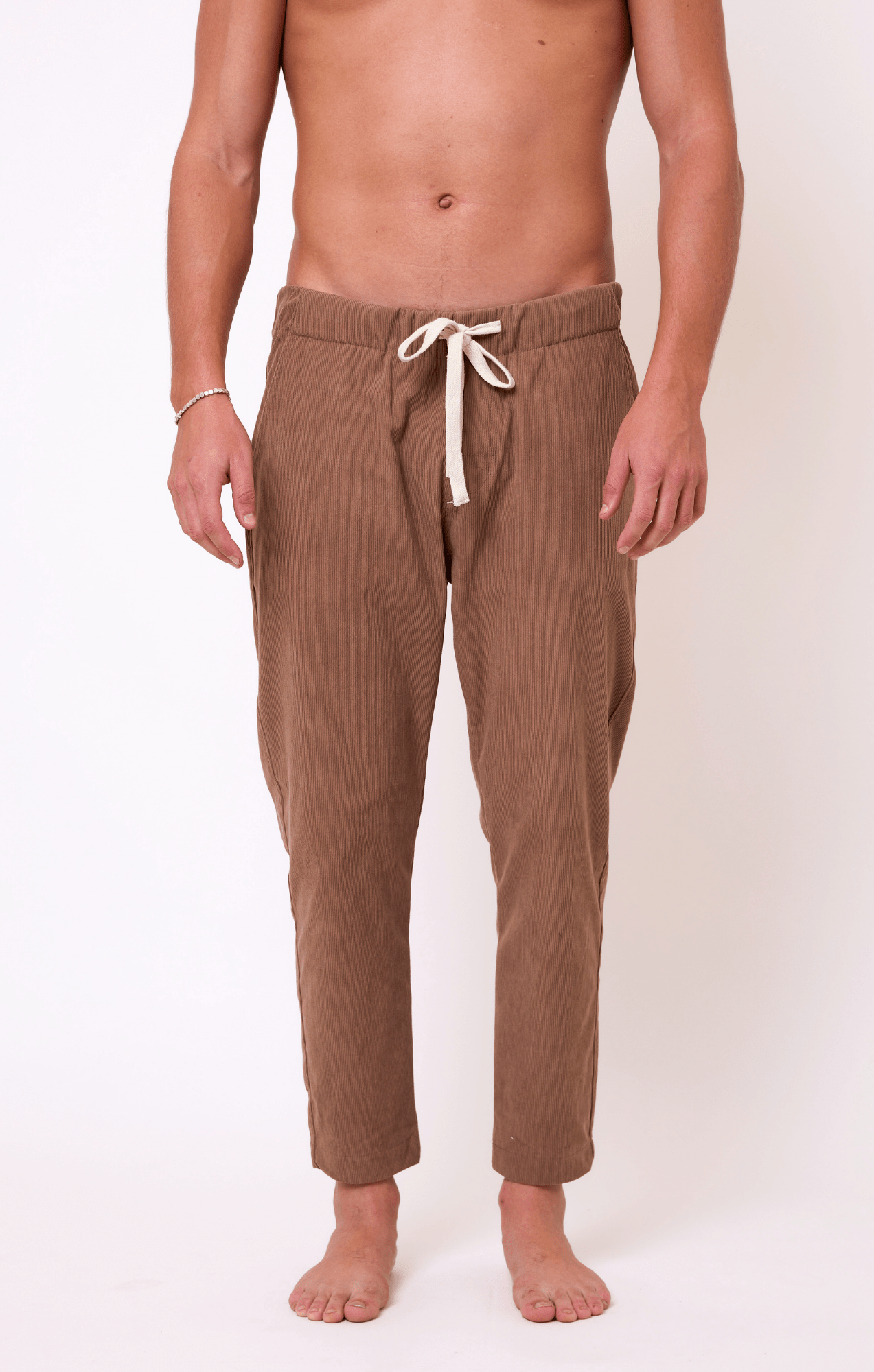 Khaki - Corduroy Long Pants - GONSURFING