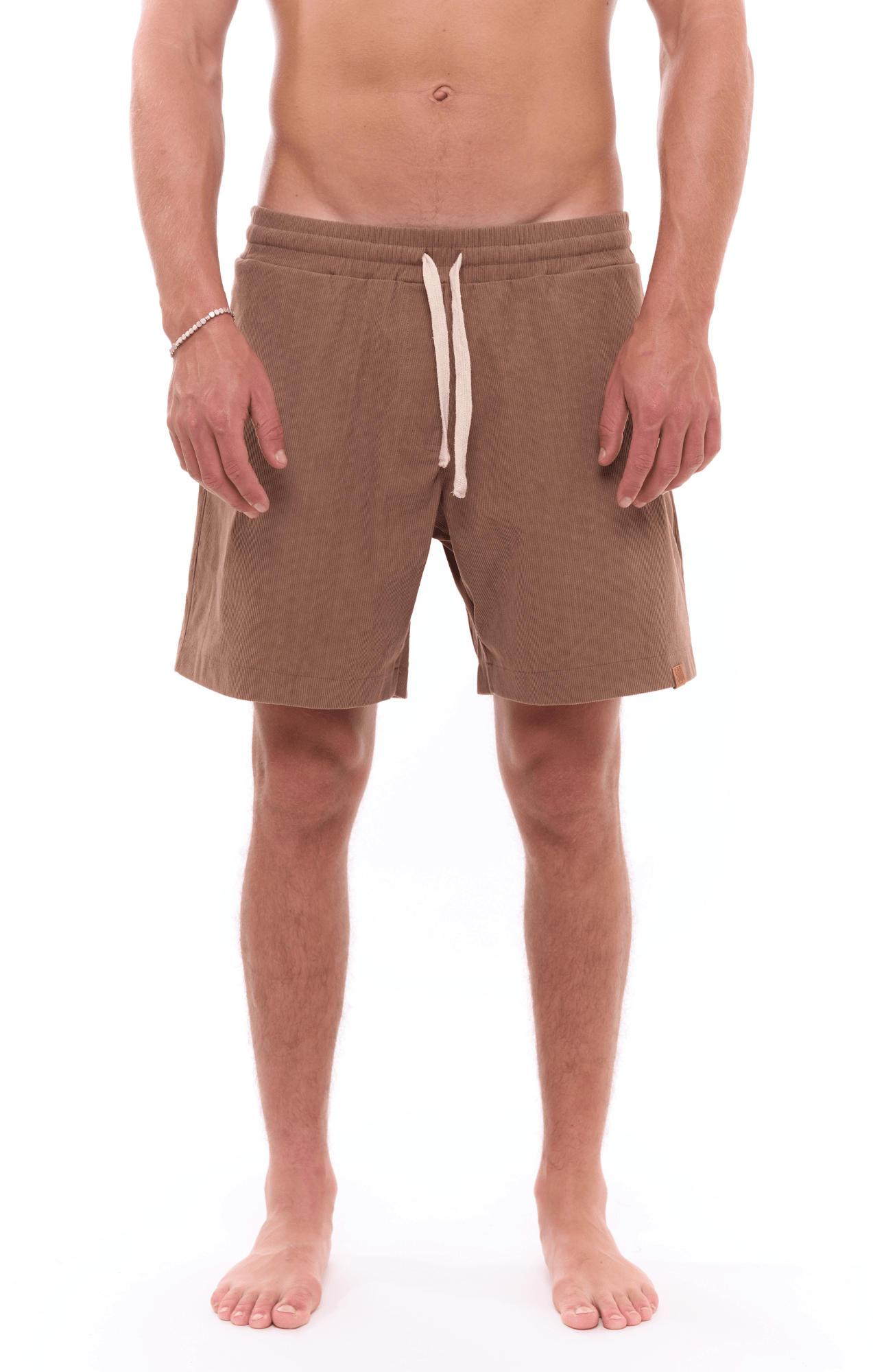 Khaki - Corduroy Shorts - GONSURFING