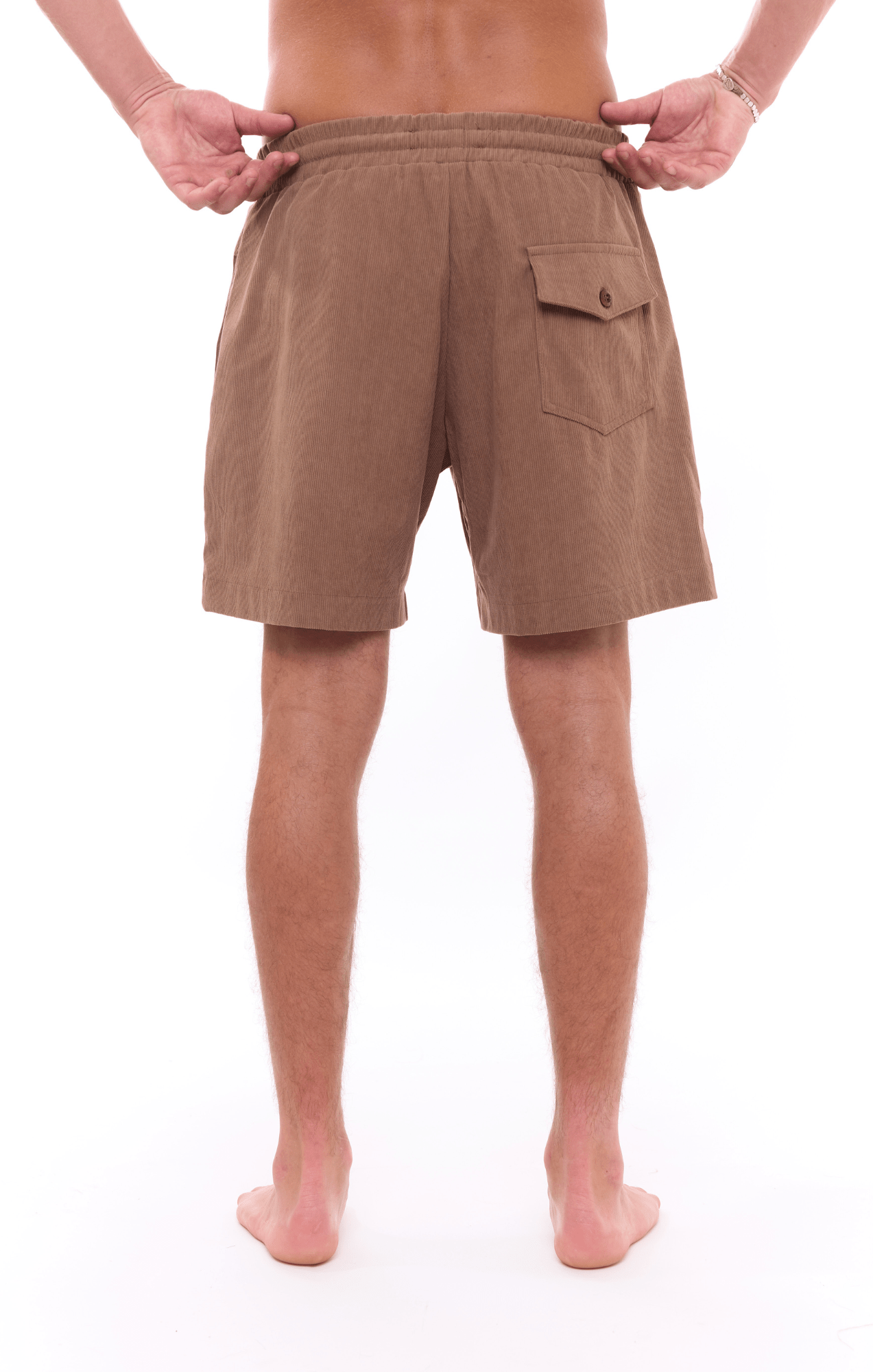 Khaki - Corduroy Shorts - GONSURFING
