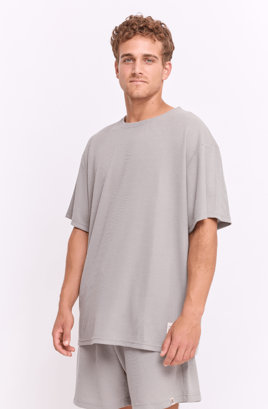 Khaki - Waffle T-Shirt - GONSURFING