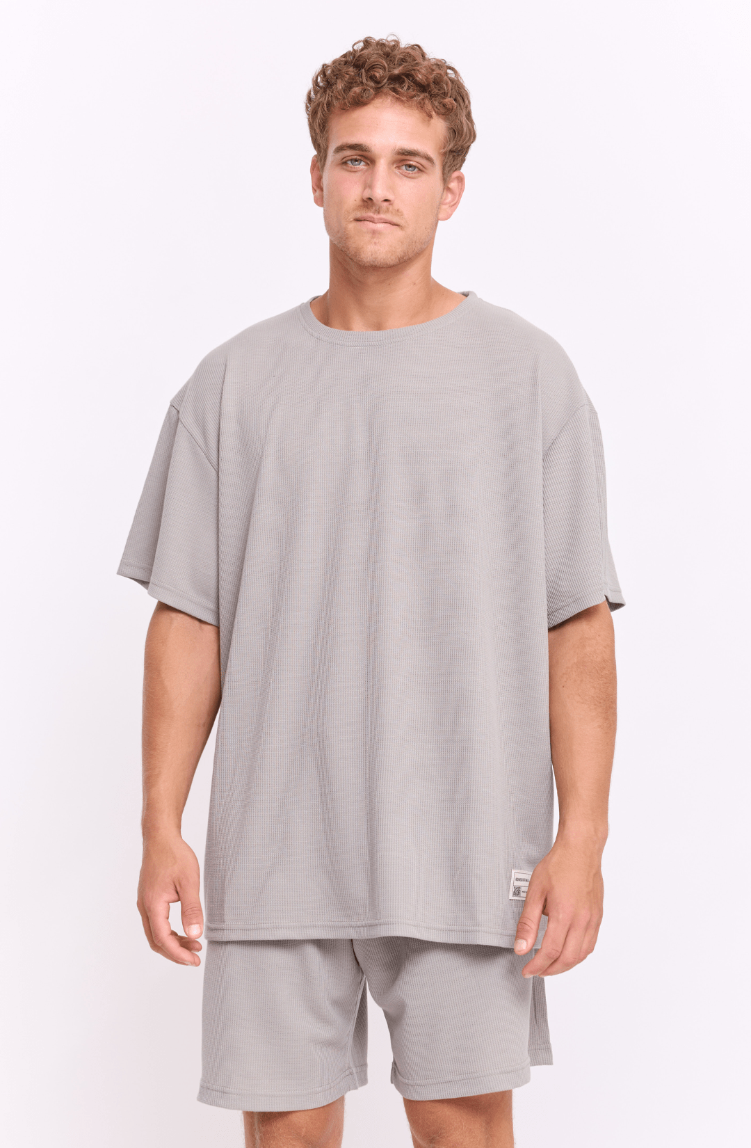 Khaki - Waffle T-Shirt - GONSURFING