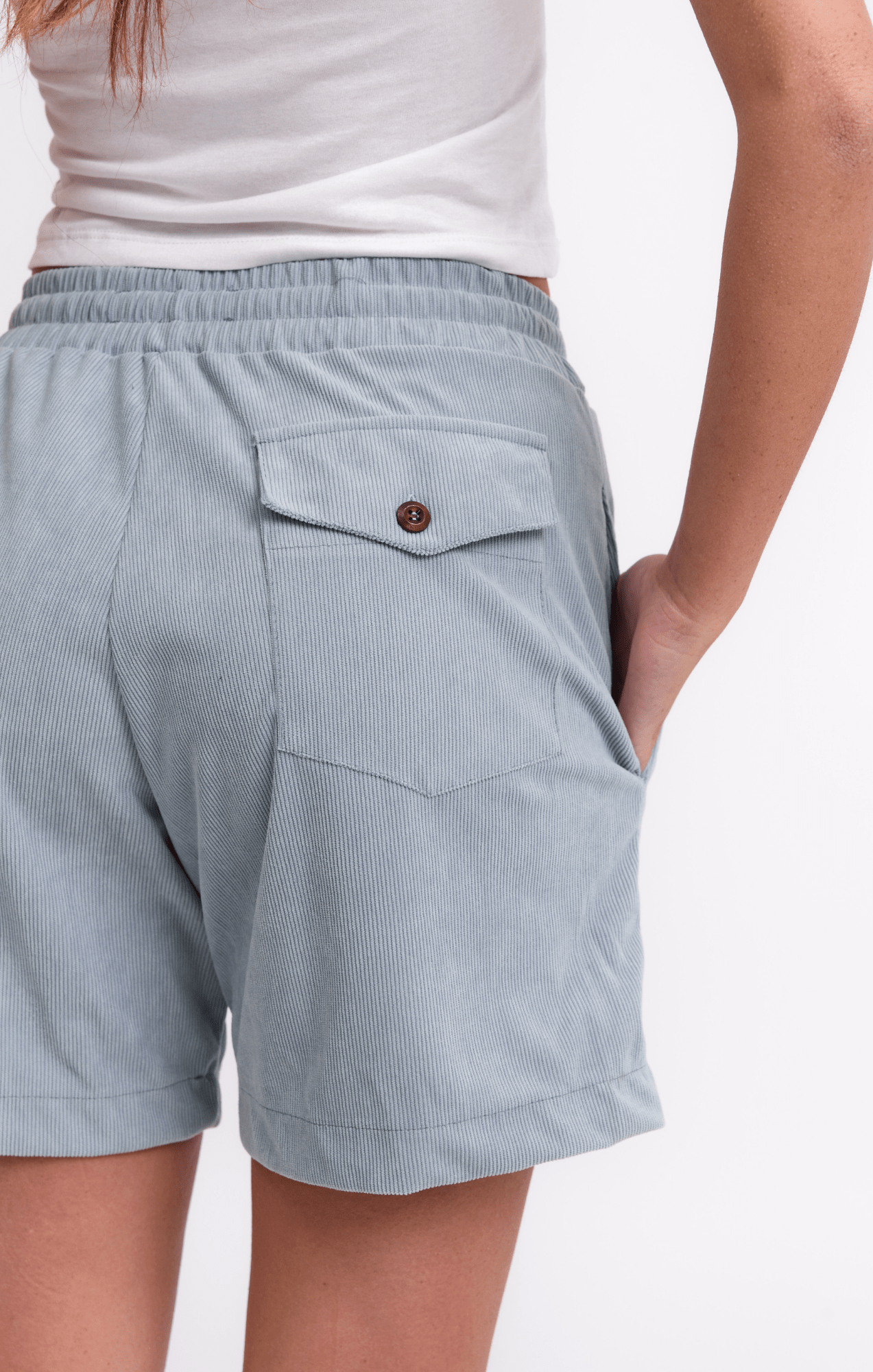 Light Blue - Corduroy Shorts - GONSURFING