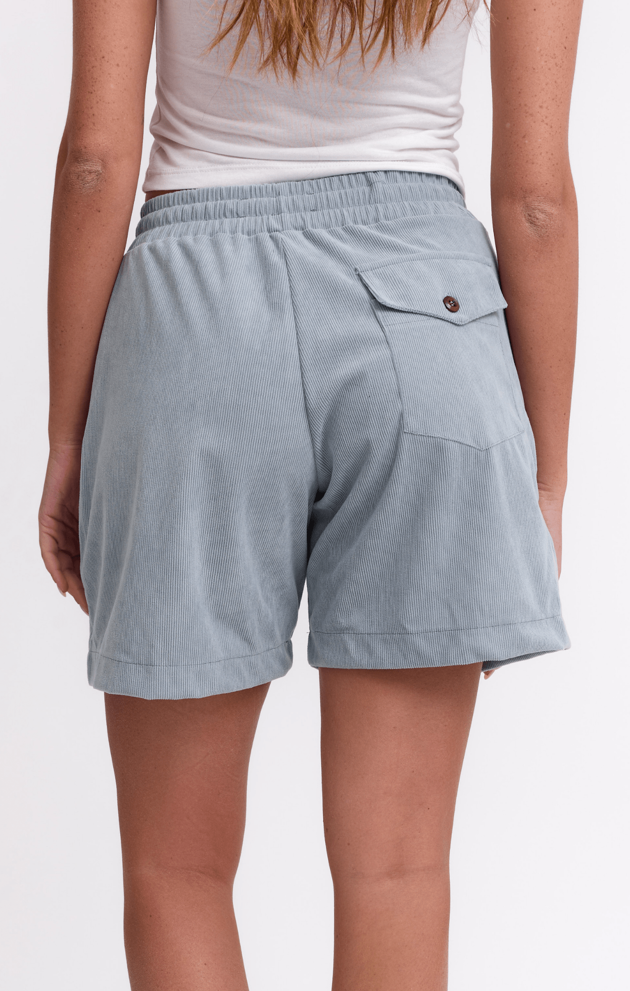 Light Blue - Corduroy Shorts - GONSURFING