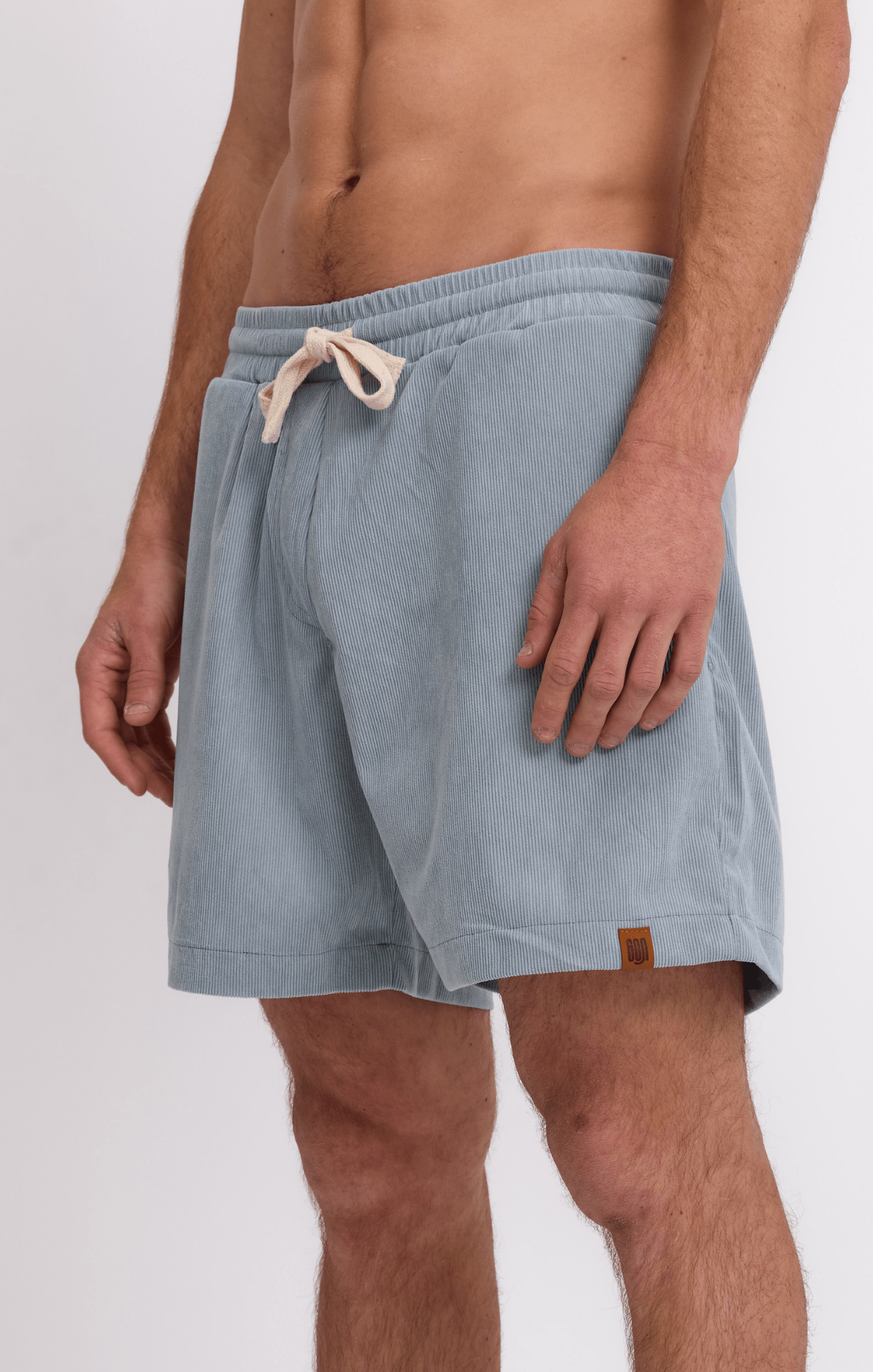 Light Blue - Corduroy Shorts - GONSURFING