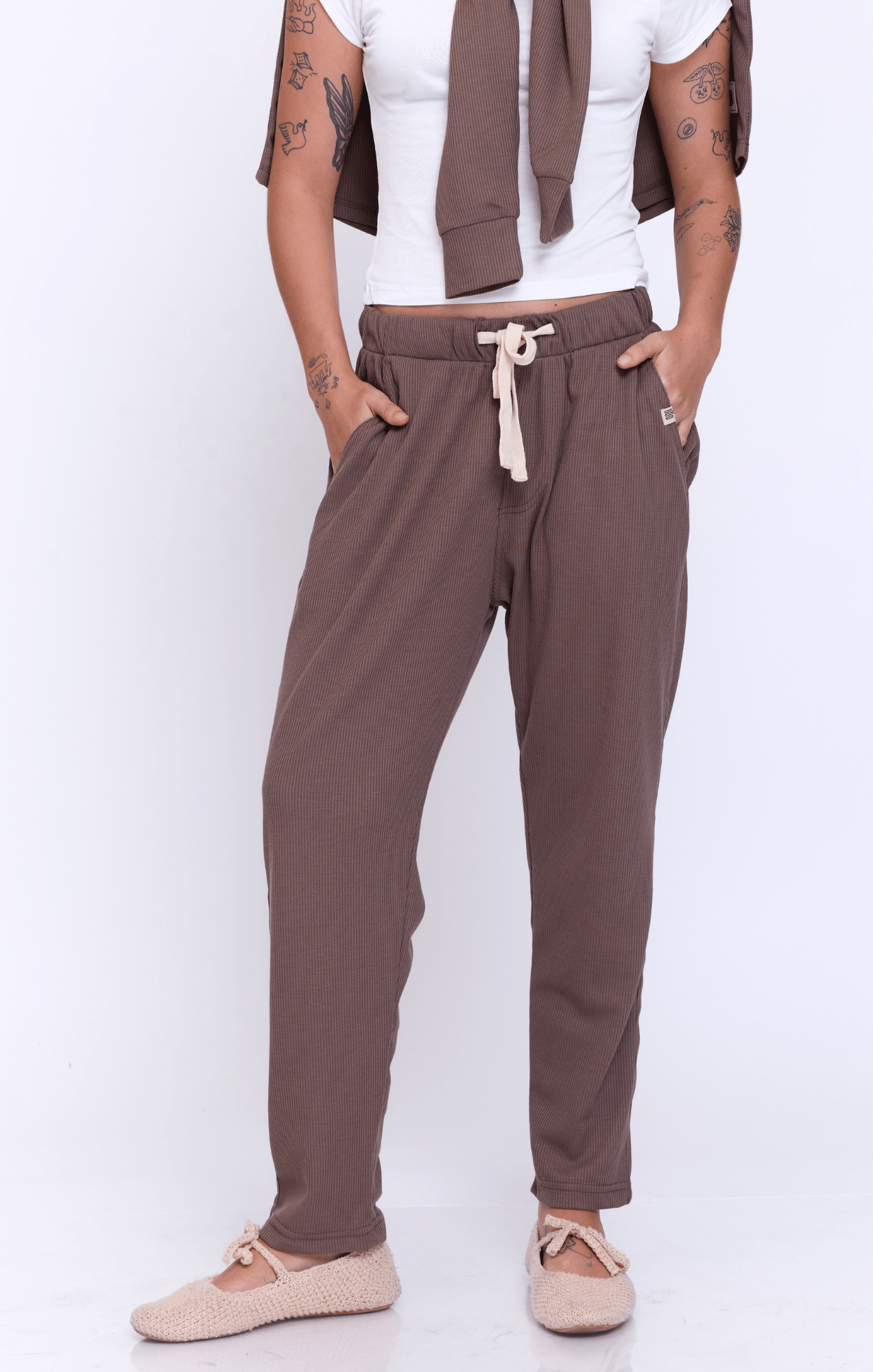 Moka - Waffle Unisex Long Pants - GONSURFING