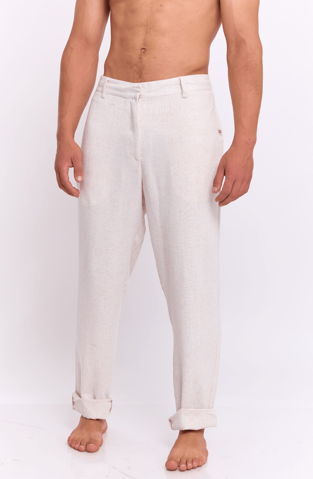 Natural - Linen Long Pants - GONSURFING