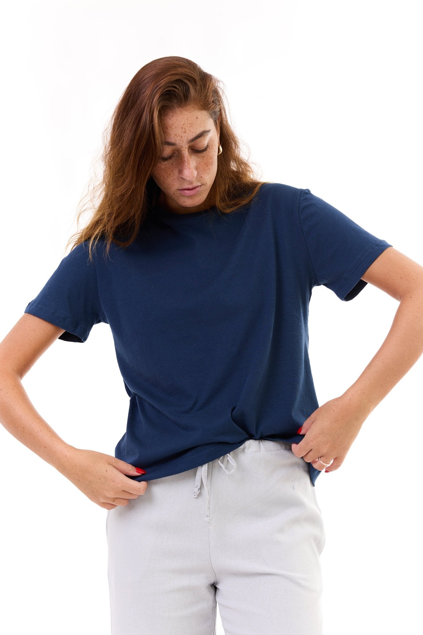 Navy blue - women t-shirt - GONSURFING