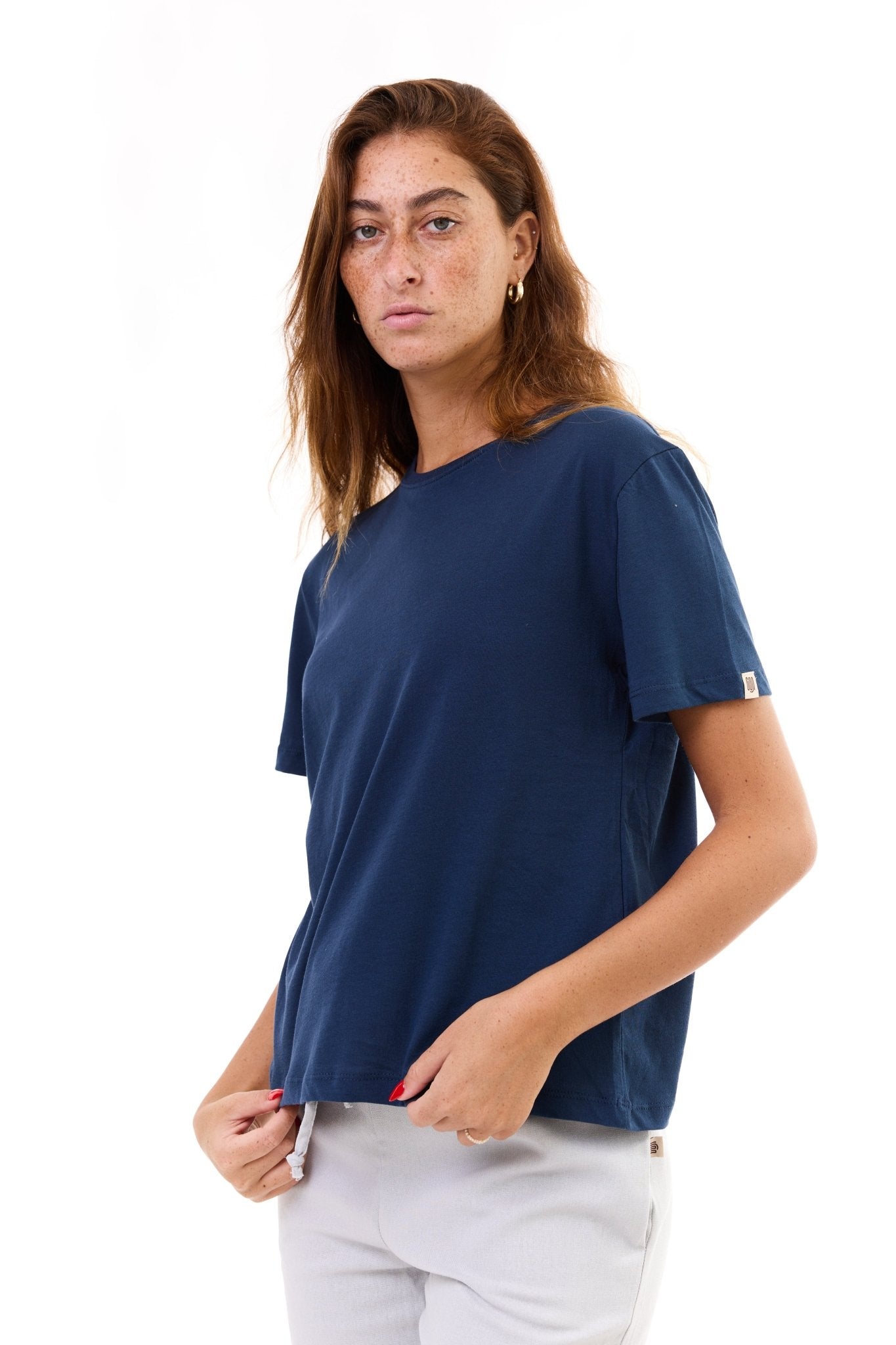 Navy blue - women t-shirt - GONSURFING