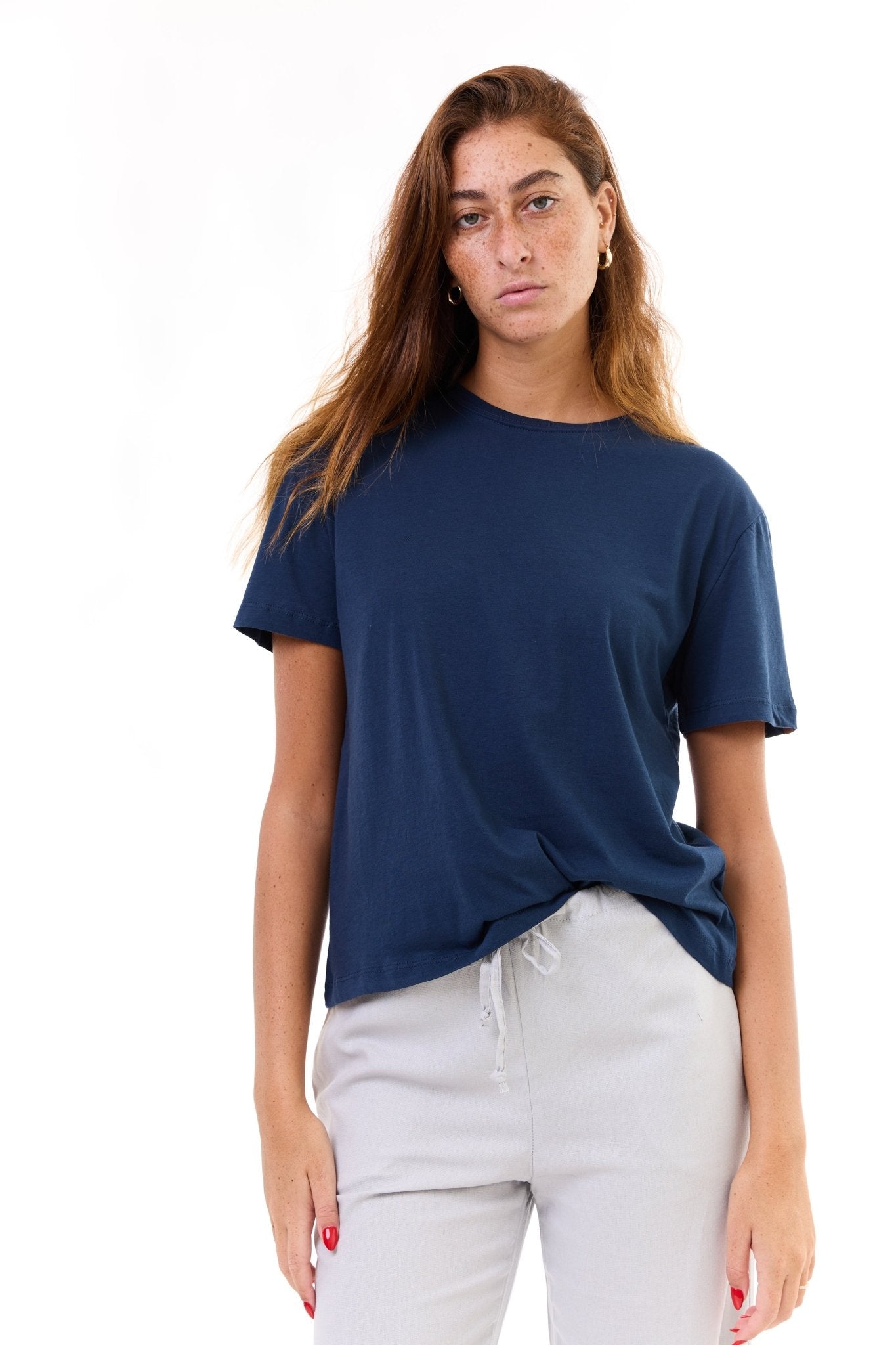 Navy blue - women t-shirt - GONSURFING