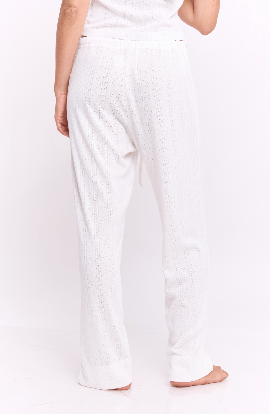 Off white pointeil - long pants - GONSURFING