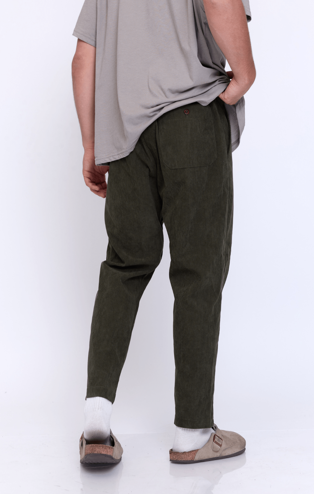 Olive - Corduroy Long Pants - GONSURFING