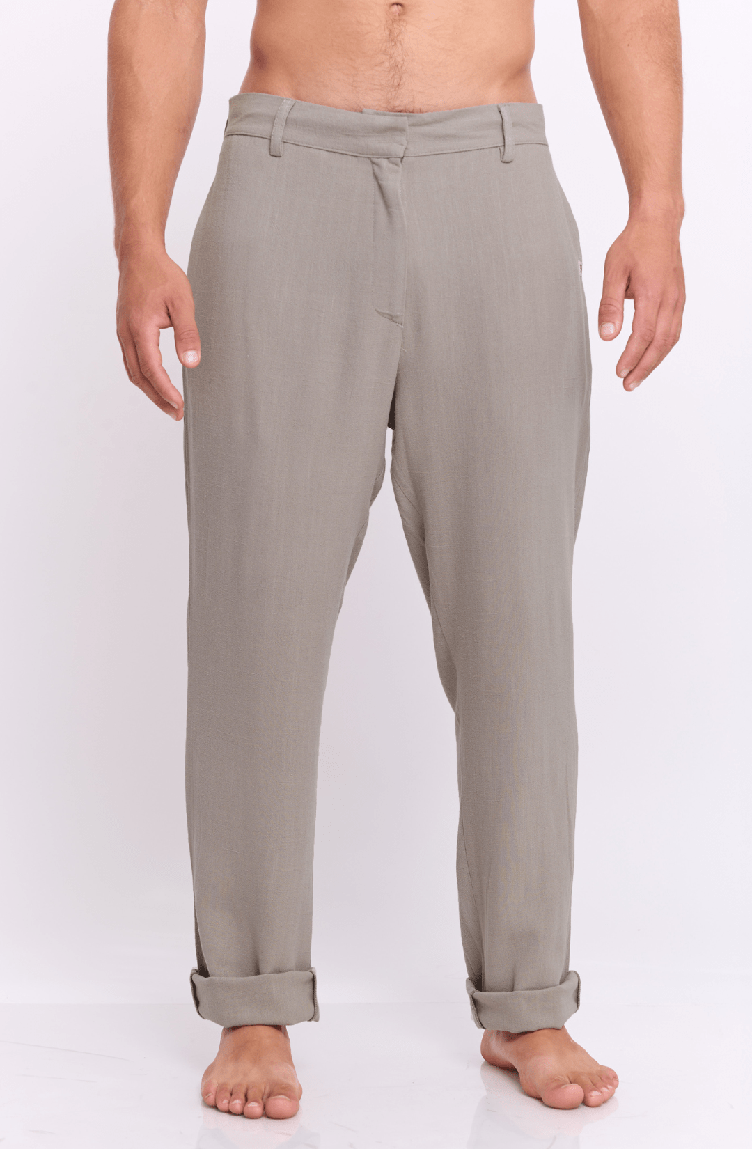 Olive - Linen Long Pants - GONSURFING