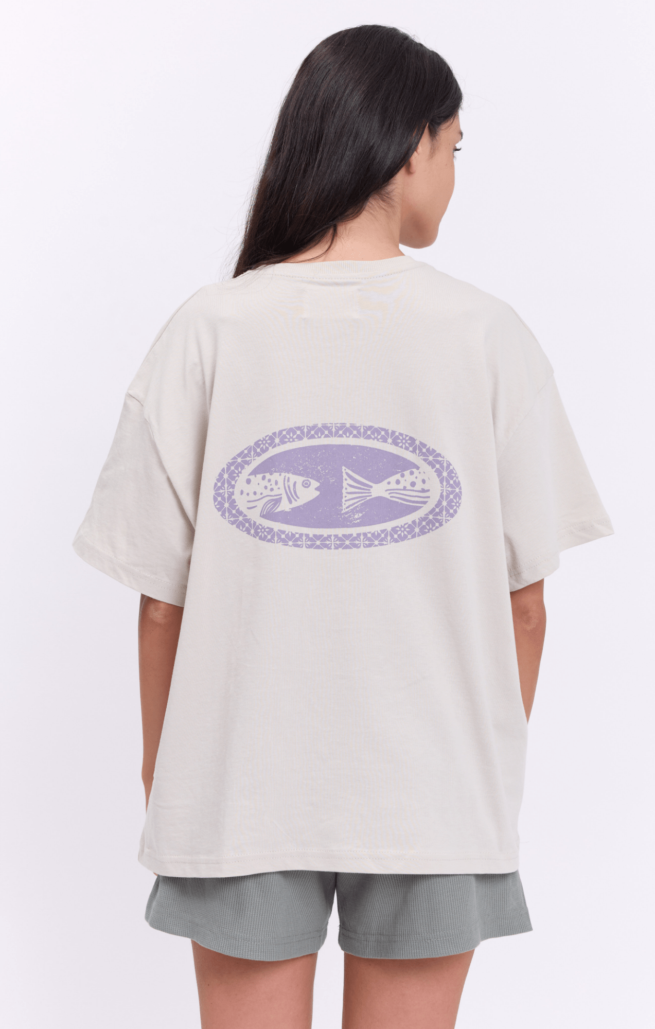 Oval fish - Oversize T-Shirt - GONSURFING