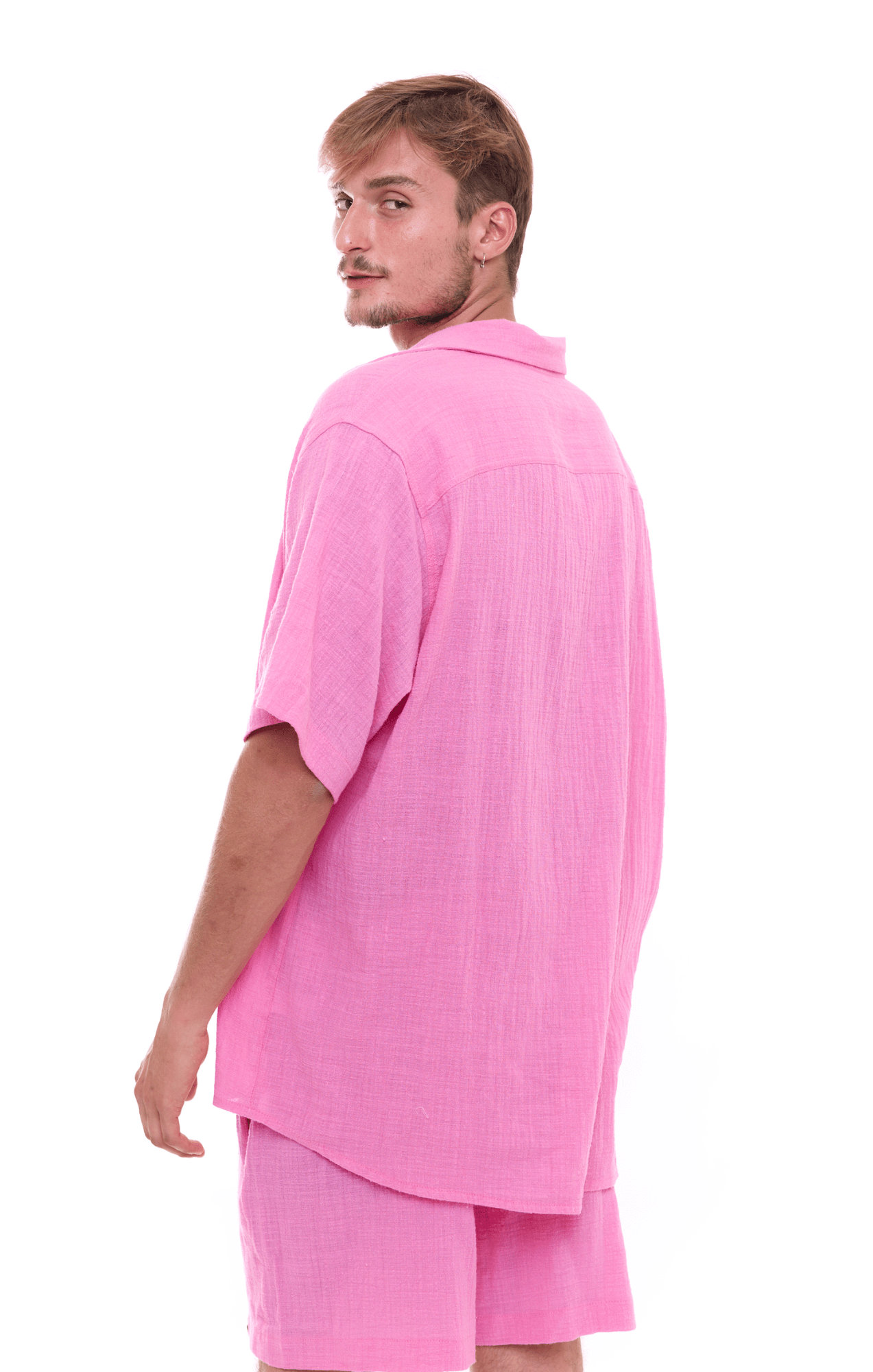 Pink - Unisex Oversize Shirt - GONSURFING