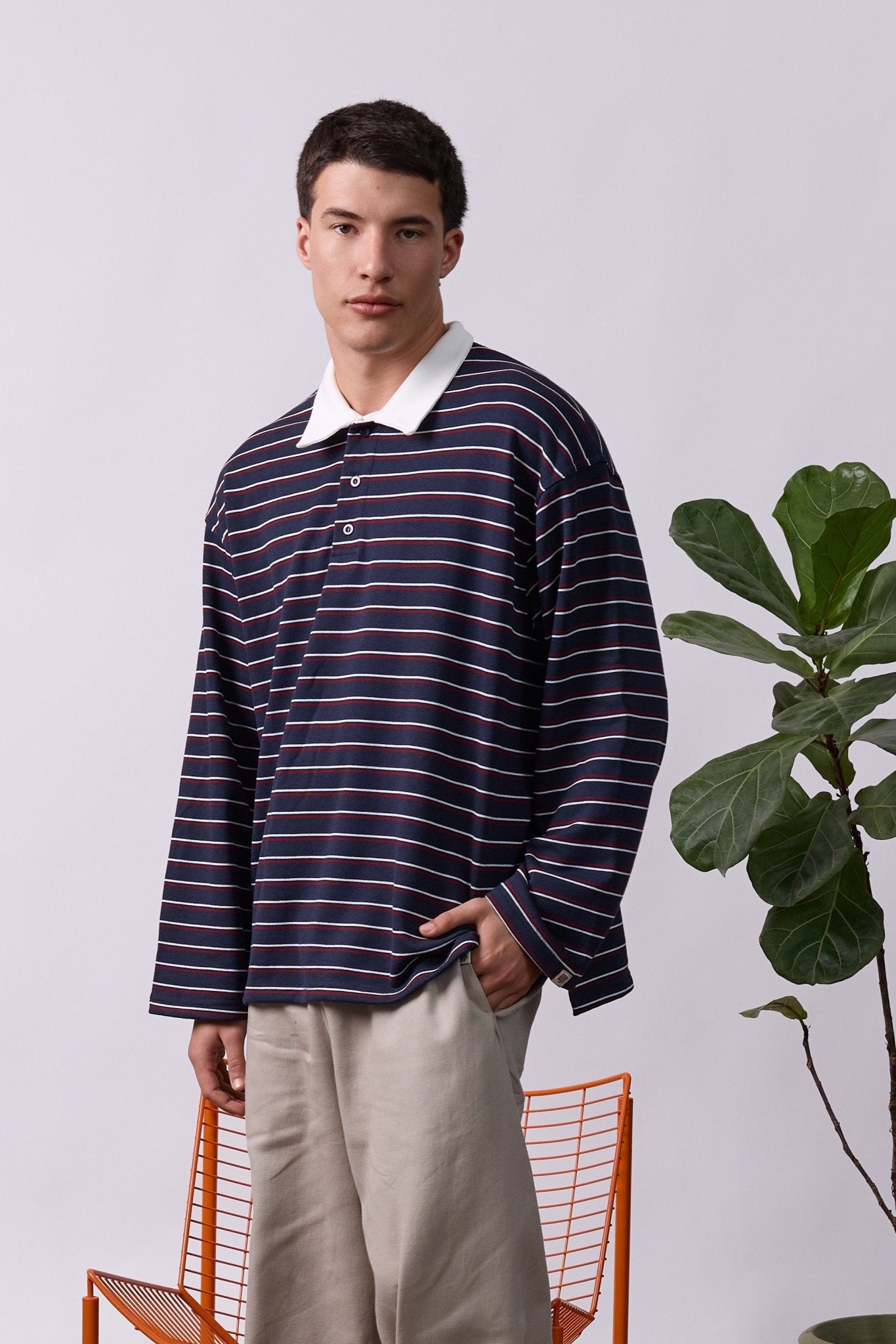 Polo Shirt – Blue Stripes - GON
