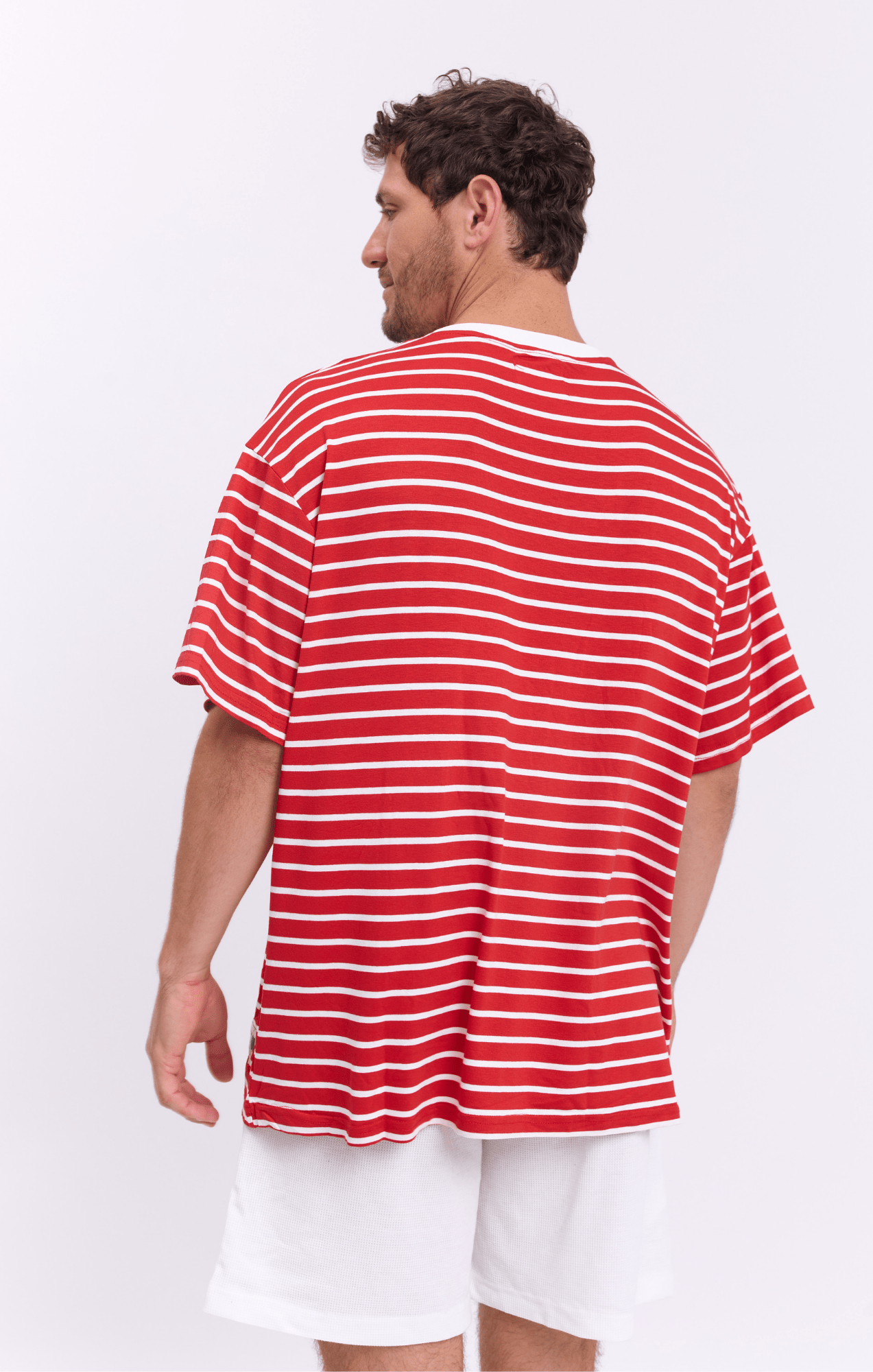 Red Stripes - Oversize T-Shirt - GONSURFING