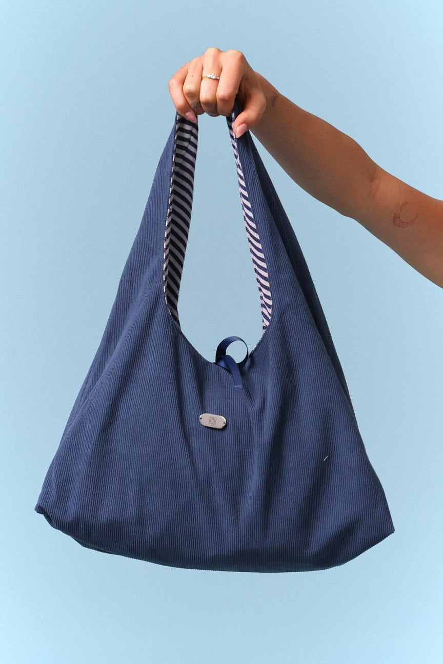 Shoulder bag - Blue / Blue Stripe - GON