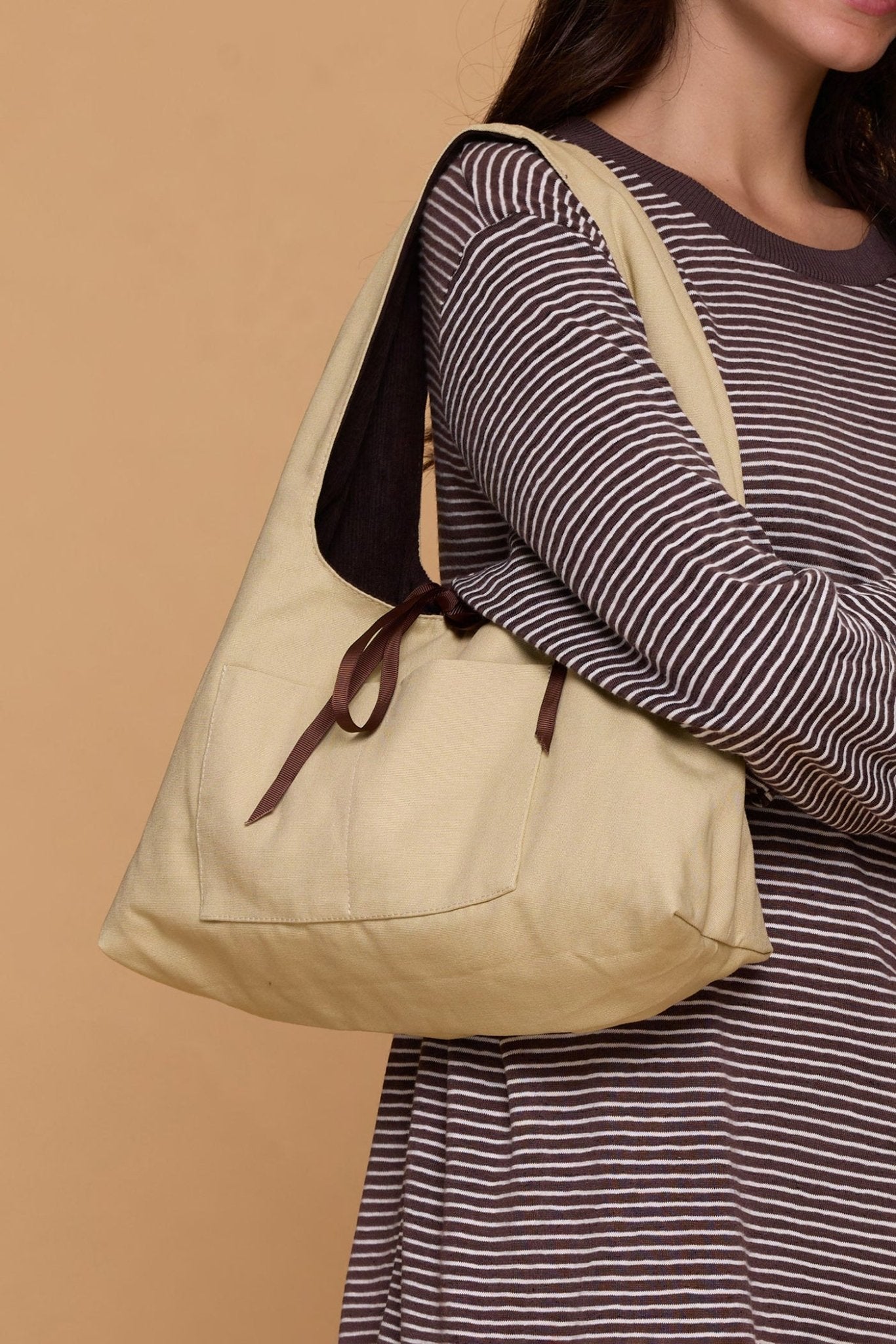 Shoulder bag - Butter \ brown - GONSURFING