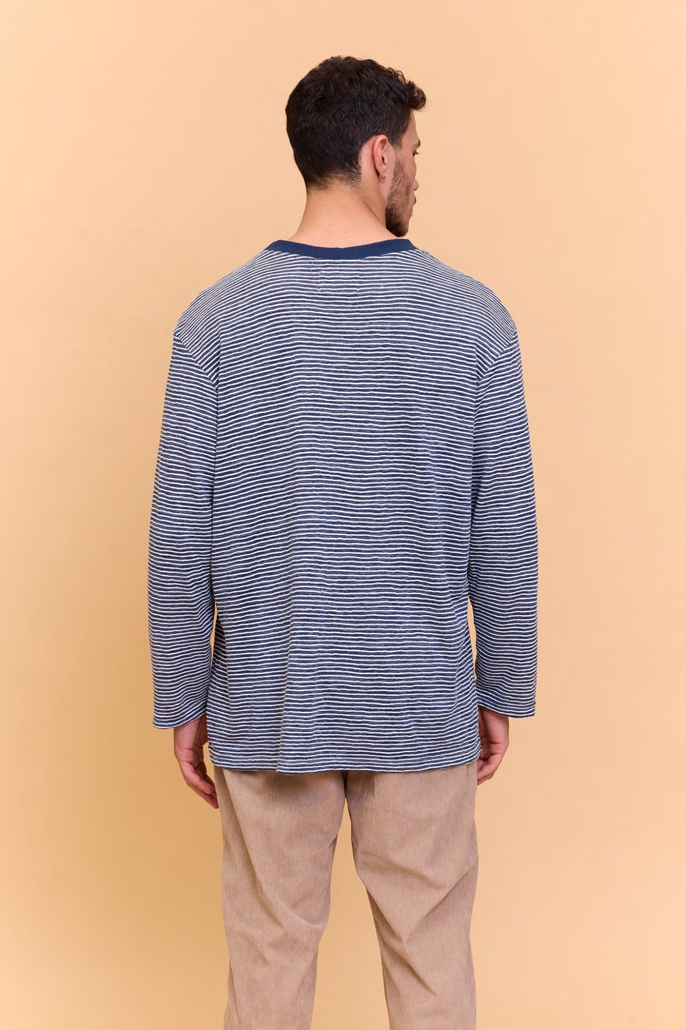 Striped Long sleeve - Blue - GONSURFING