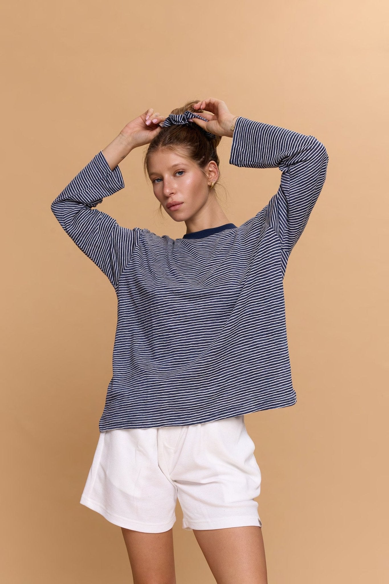 Striped Long sleeve - Blue - GONSURFING