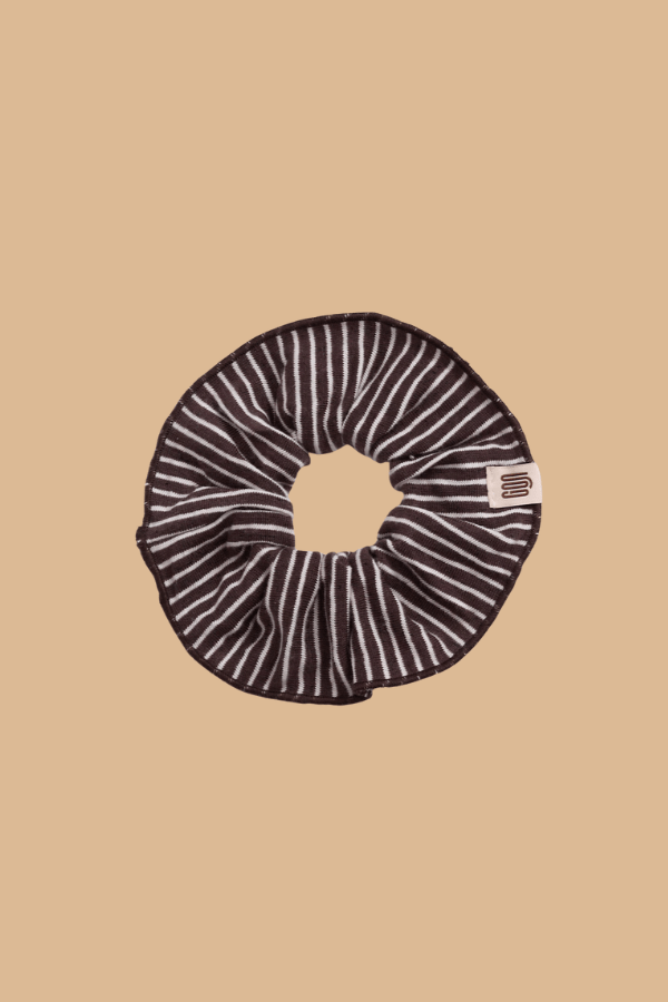 Striped Scrunchie - Brown - GONSURFING