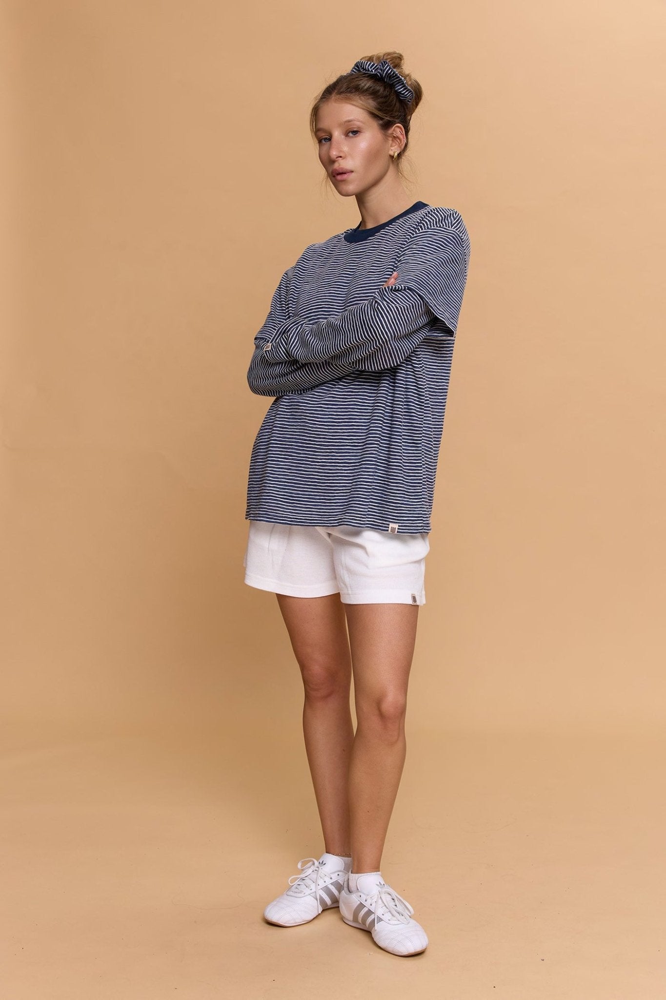 Striped T-shirt - Blue - GONSURFING