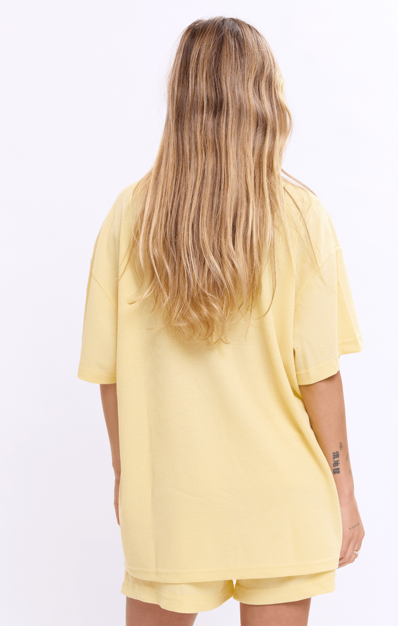 Yellow - Waffle T-Shirt - GONSURFING